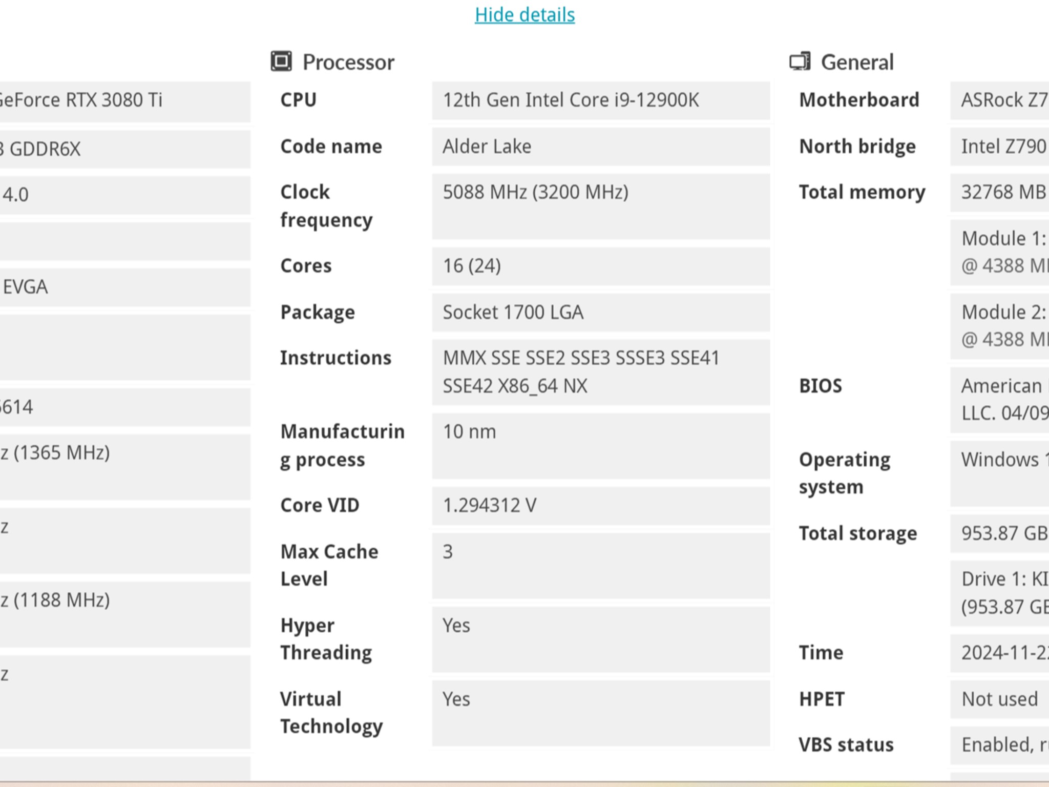 Custom White Gaming PC RTX 3080 Ti, Intel i9-12900K, 32GB DDR5 RAM, 1TB NVME SSD, Z790 Motherboard