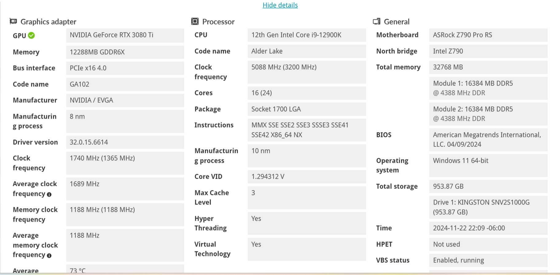 Custom White Gaming PC RTX 3080 Ti, Intel i9-12900K, 32GB DDR5 RAM, 1TB NVME SSD, Z790 Motherboard
