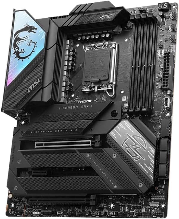 MSI MPG Z790 CARBON MAX WIFI II Intel LGA 1700 ATX Desktop Motherboard