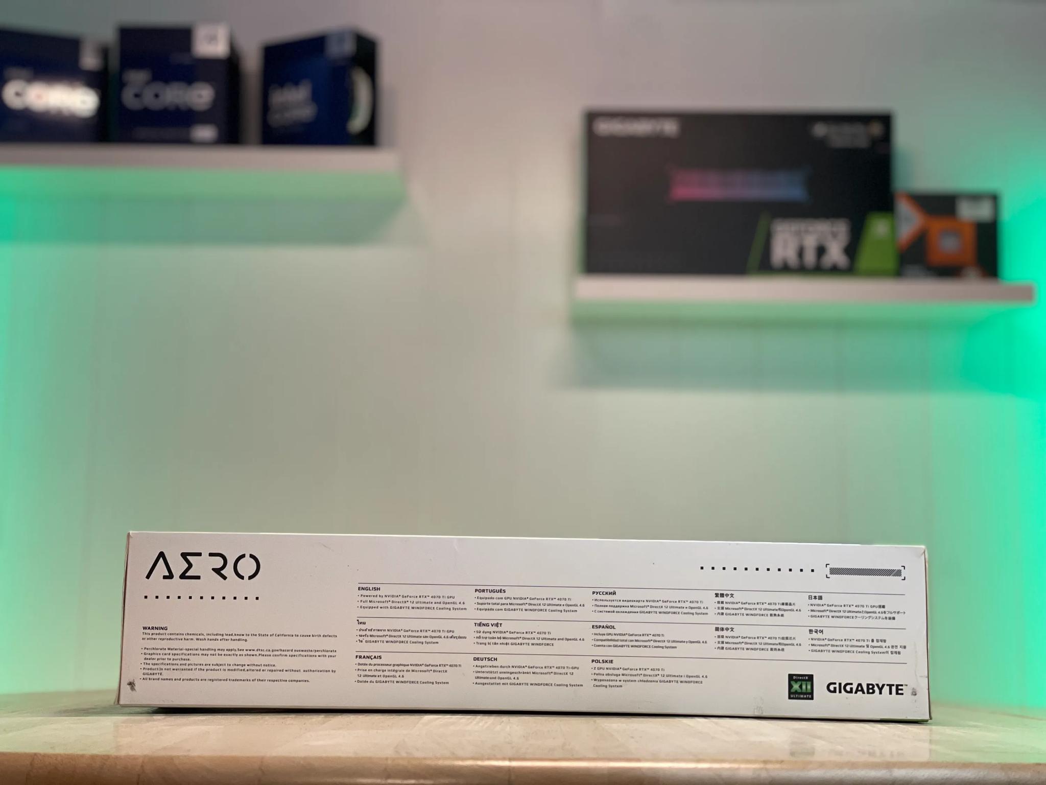 Gigabyte AERO RTX 4070 ti 12GB OC