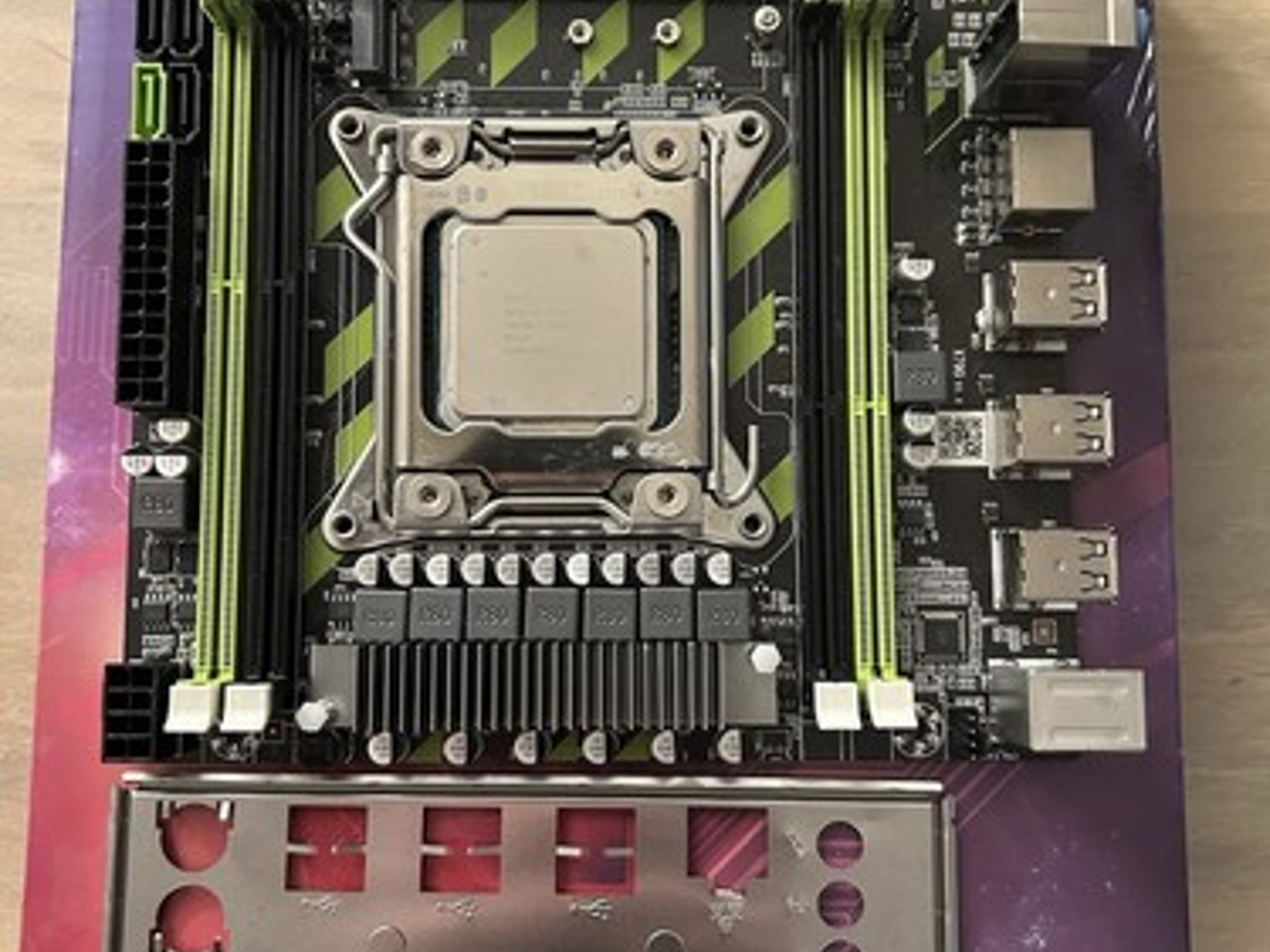 ENVINDA X79 Motherboard LGA 2011-REG DDR3 Memory & ECC w/Xeon 2667v2 CPU Combo