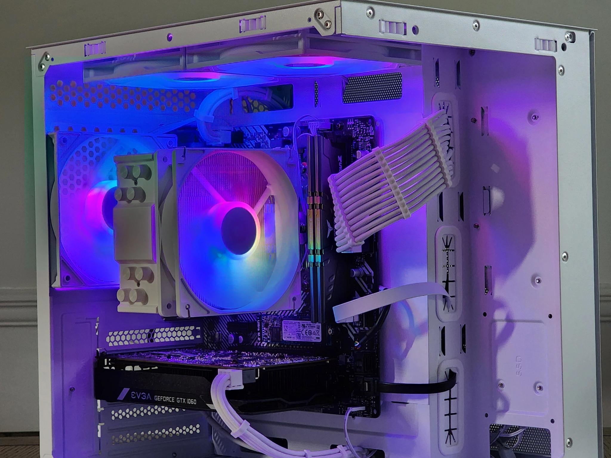 White Gaming PC | Ryzen 5 | GTX 1060 6GB | 16GB | 1TB | 450W | ARGB | WI-FI + BT