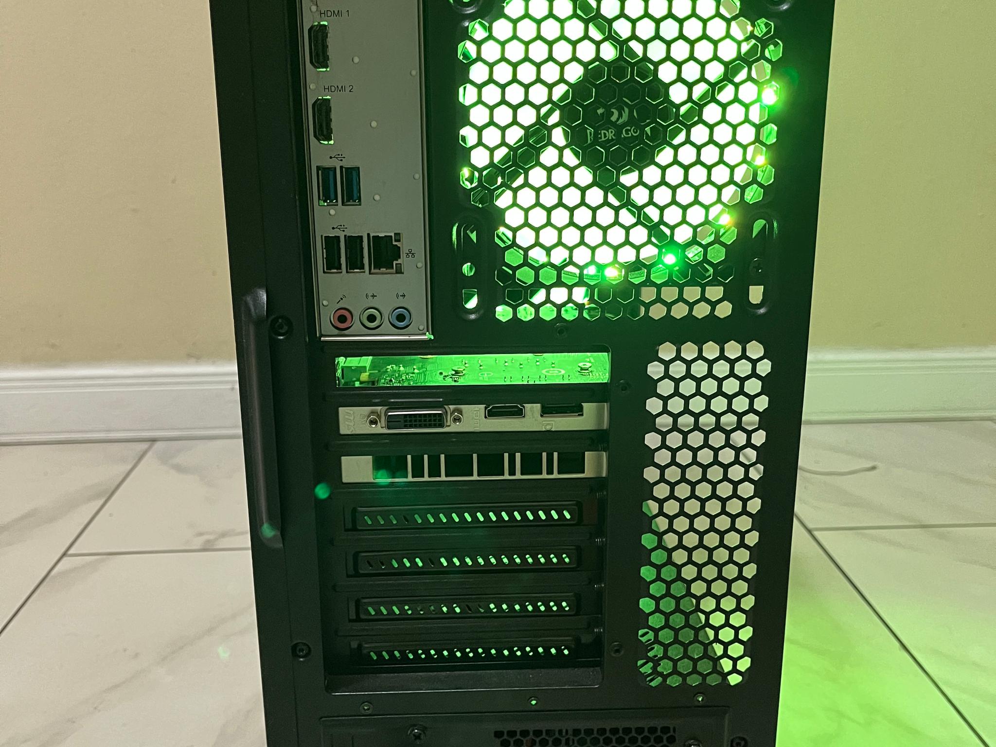 🔥🖥️ Budget Gaming PC – RGB Case, Intel i5-6500, NVIDIA GTX 1650 4GB, 1TB Storage & 16 GB RAM🔵🔥