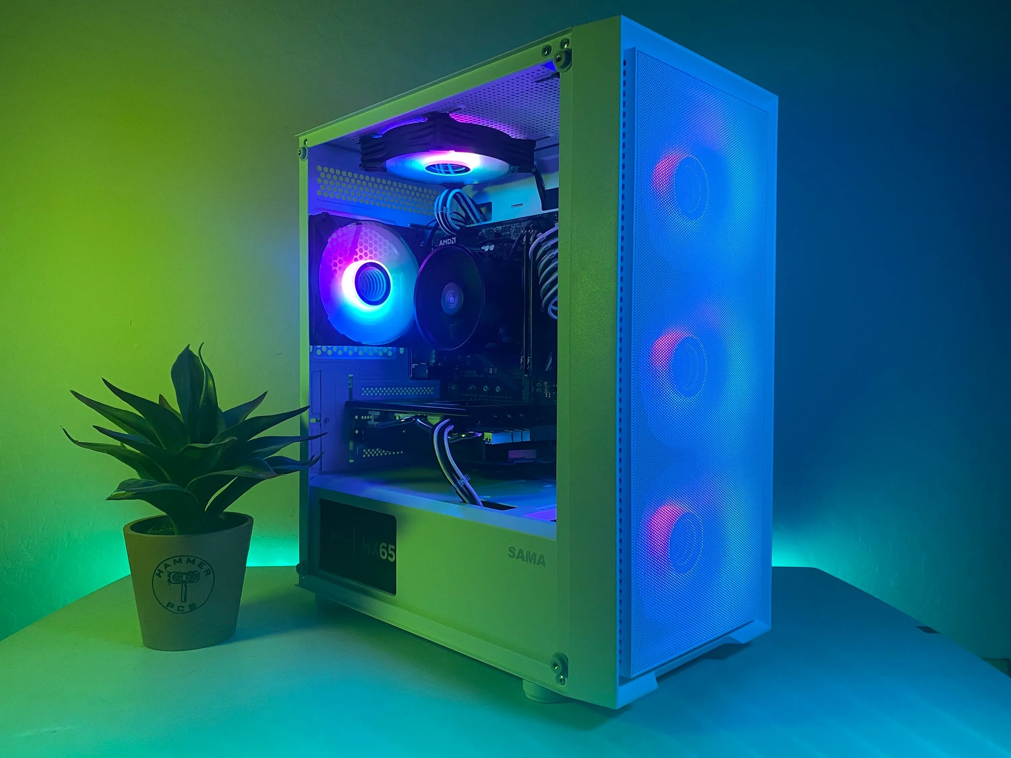 🪞Custom Built White RGB Gaming PC🪞| Fortnite, Valorant, CoD, Rainbow 6, GTA, Minecraft, and more!