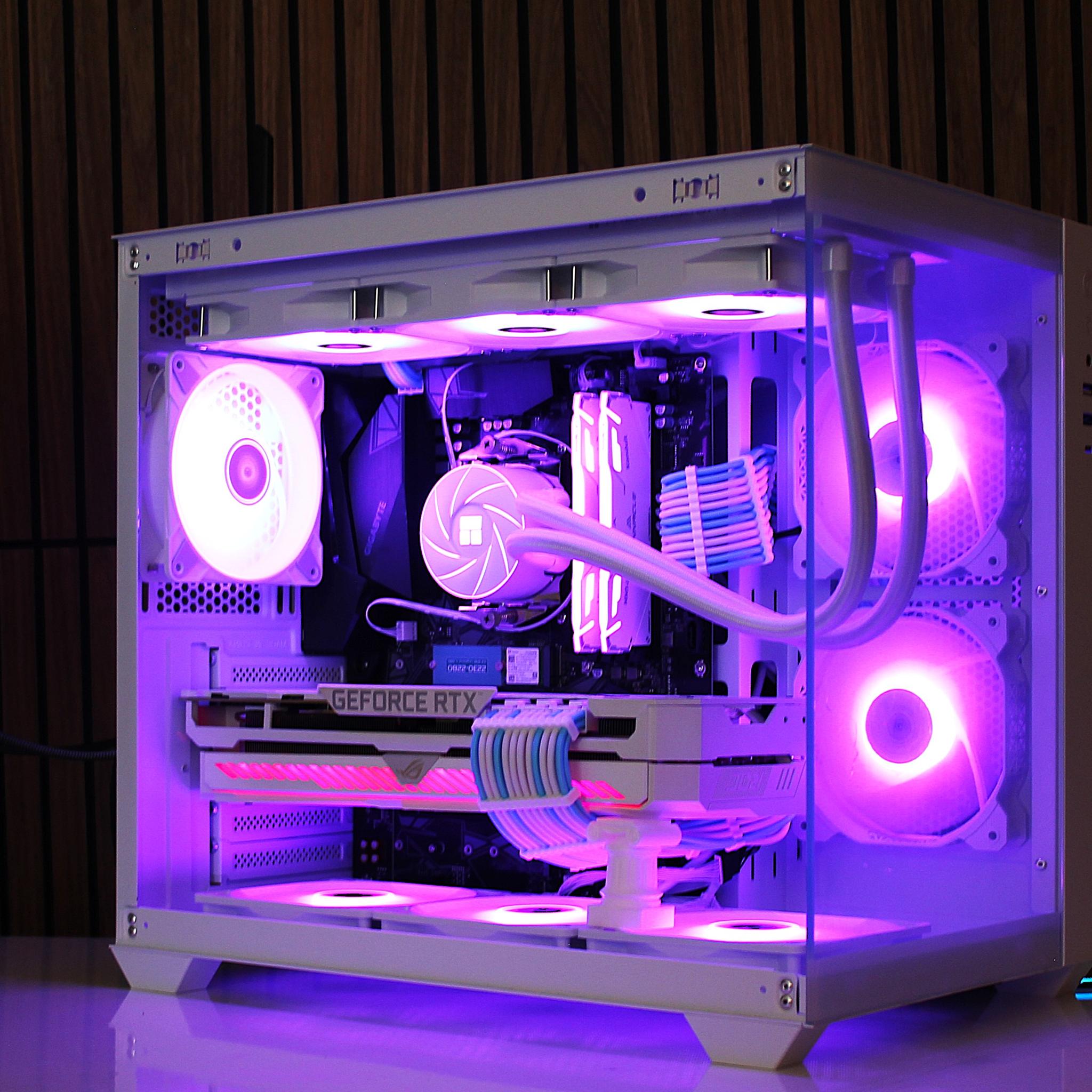 White Build 💻 RTX 3080 Gaming PC 💻| Ryzen 7 5800XT | 1TB nvme |DDR4 | 32GB RAM | B550 | Windows11