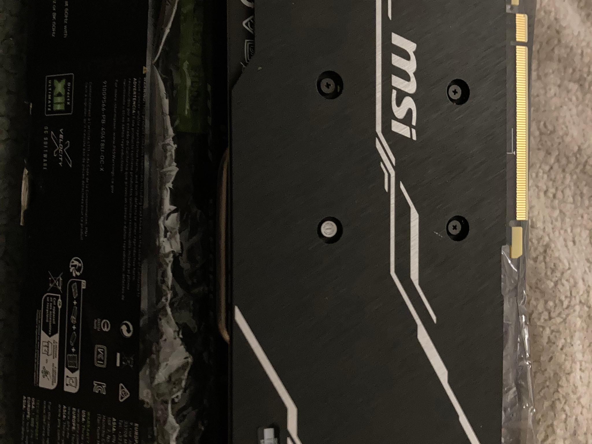 MSI RTX 2060 12GB Ventus GP – Good Condition, Fully Working