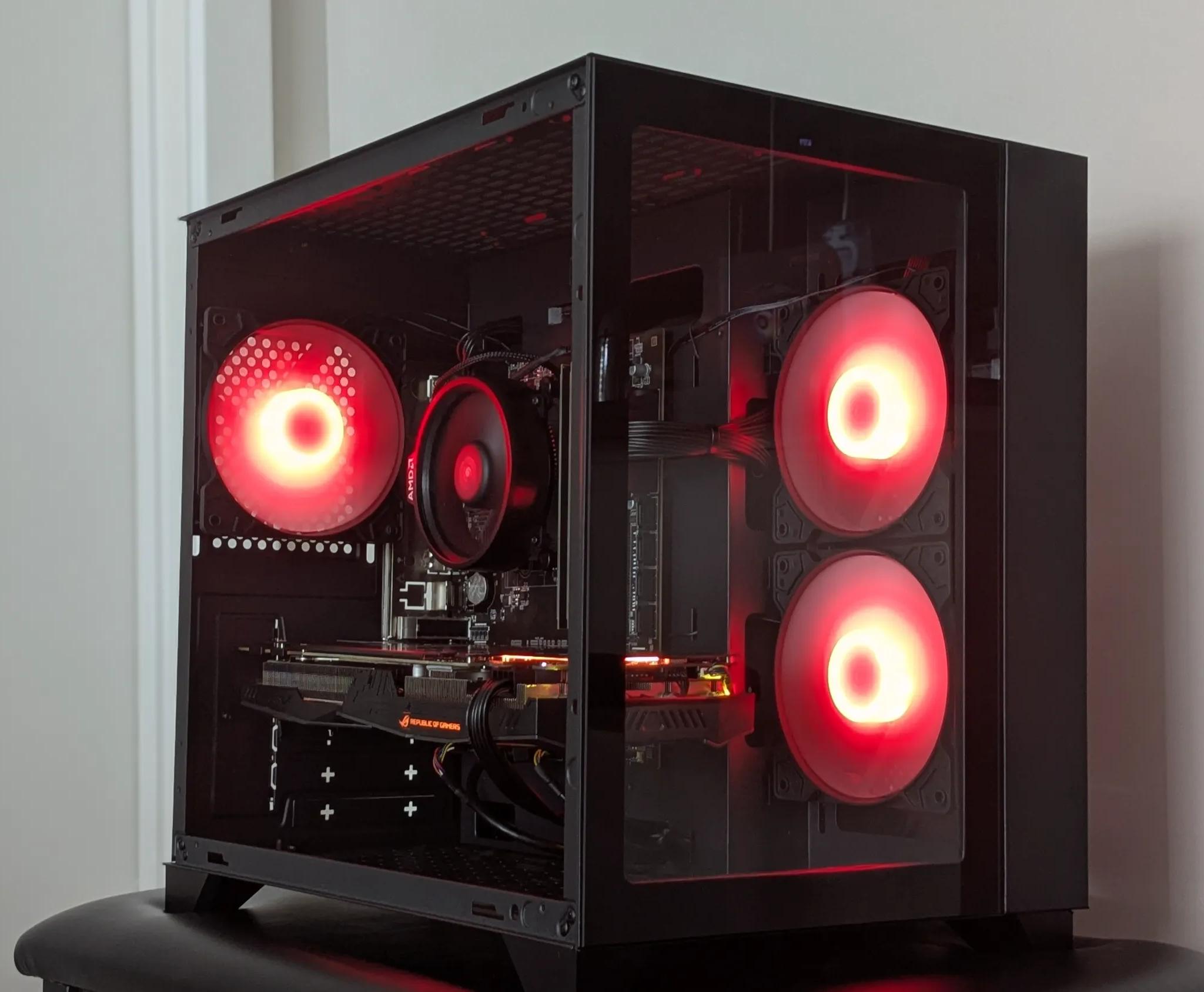 !SALE! Mjölnir | Nvidia GTX 1070 8GB | Ryzen 5 2600 | 1000GB SSD | 16GB RAM | WIFI | ARGB Gaming PC