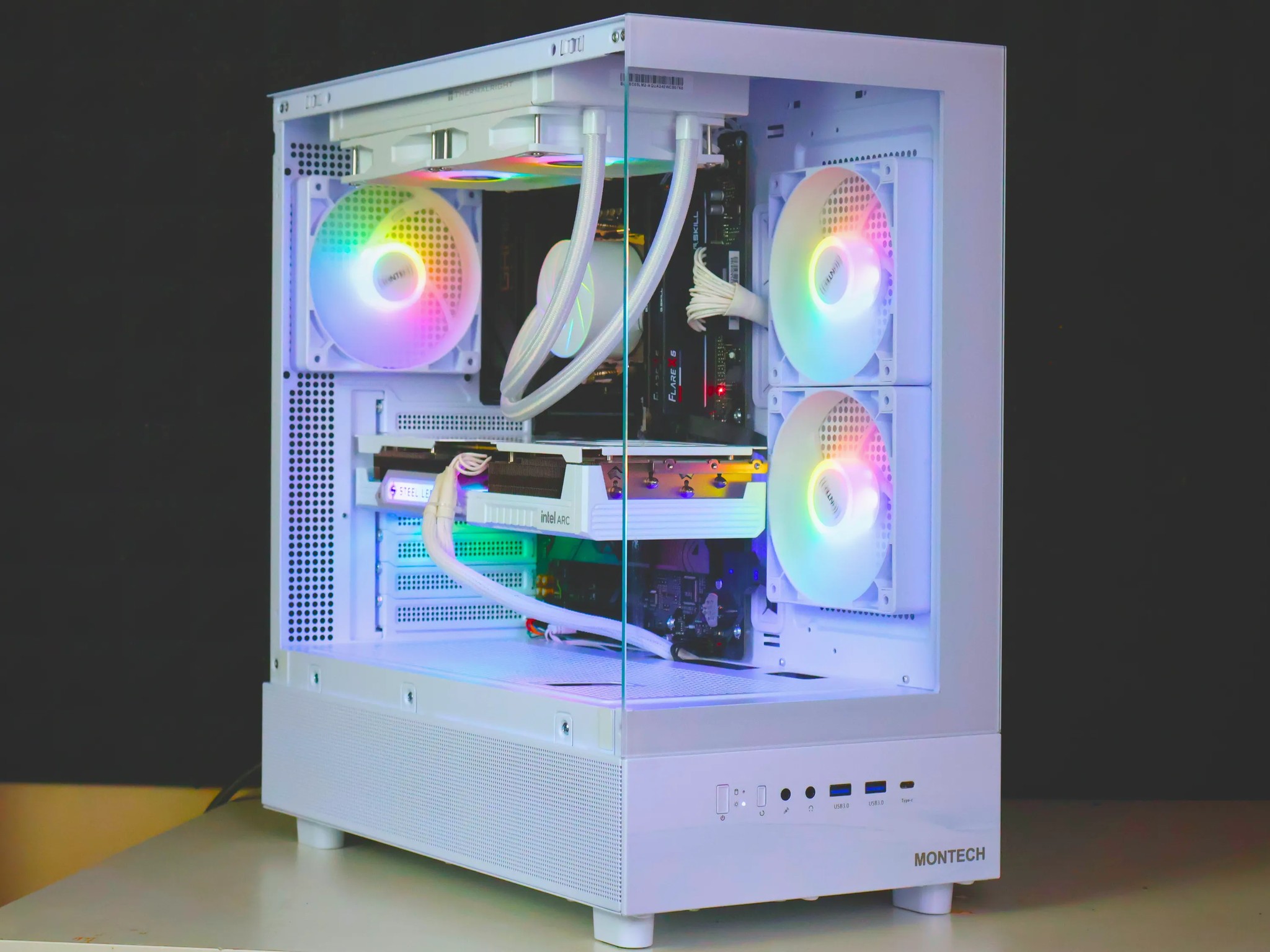 ⚪ Ryzen 5 8400F/Arc B580 12GB Gaming/Streaming PC ⚪