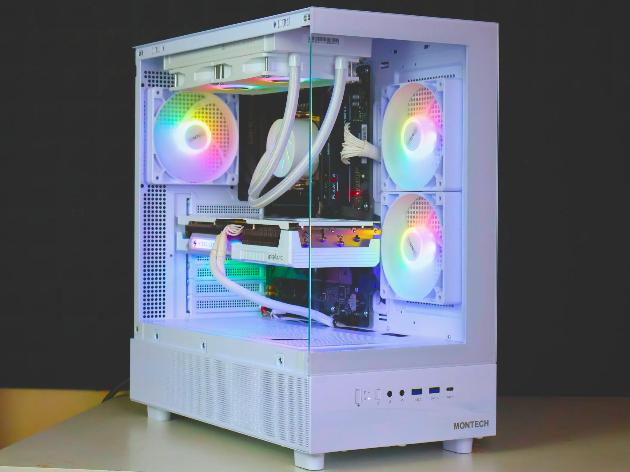 ⚪ Ryzen 5 8400F/Arc B580 12GB Gaming/Streaming PC ⚪