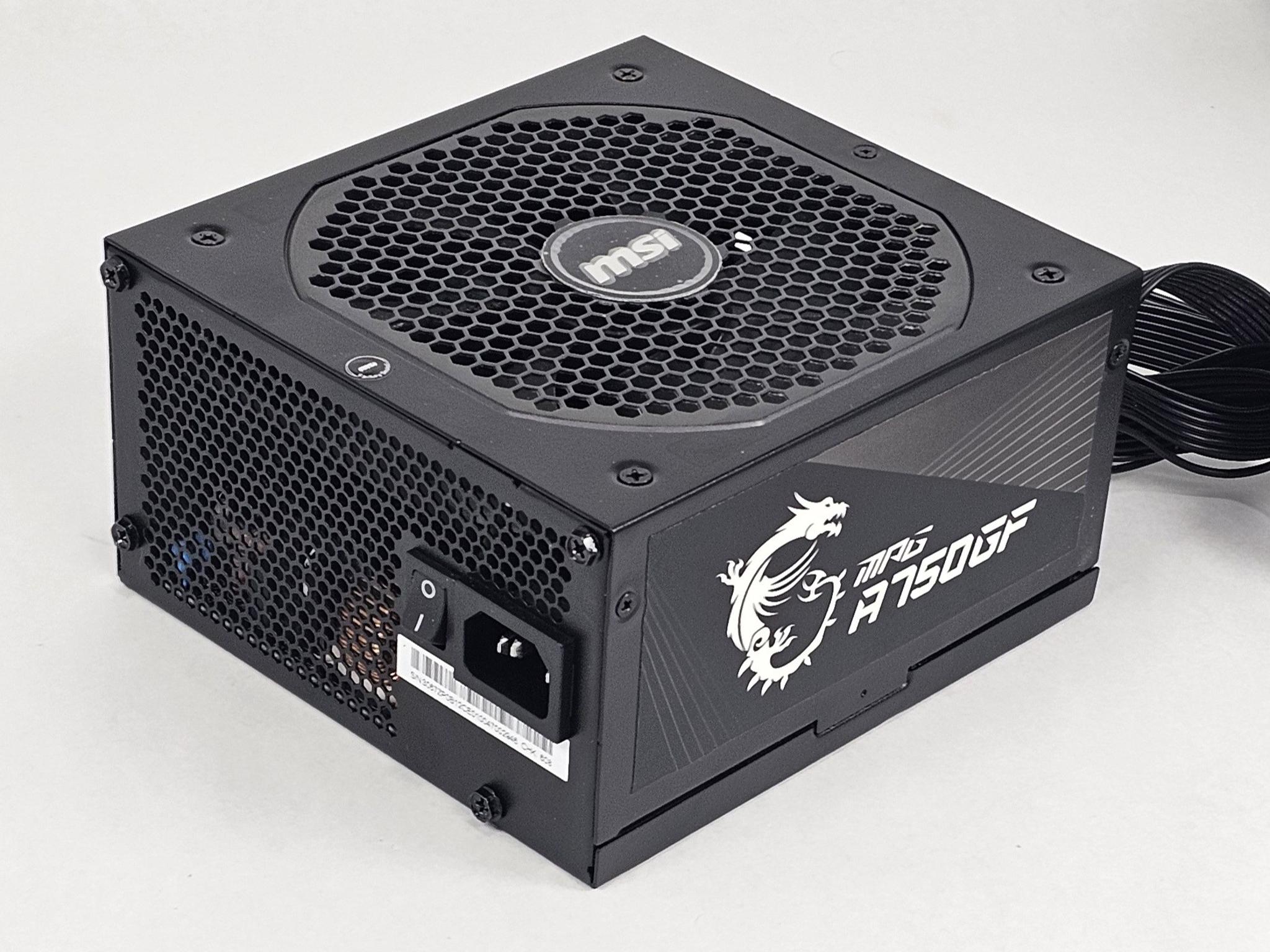 750 Watt PSU MSI MPG A750GF Power Supply