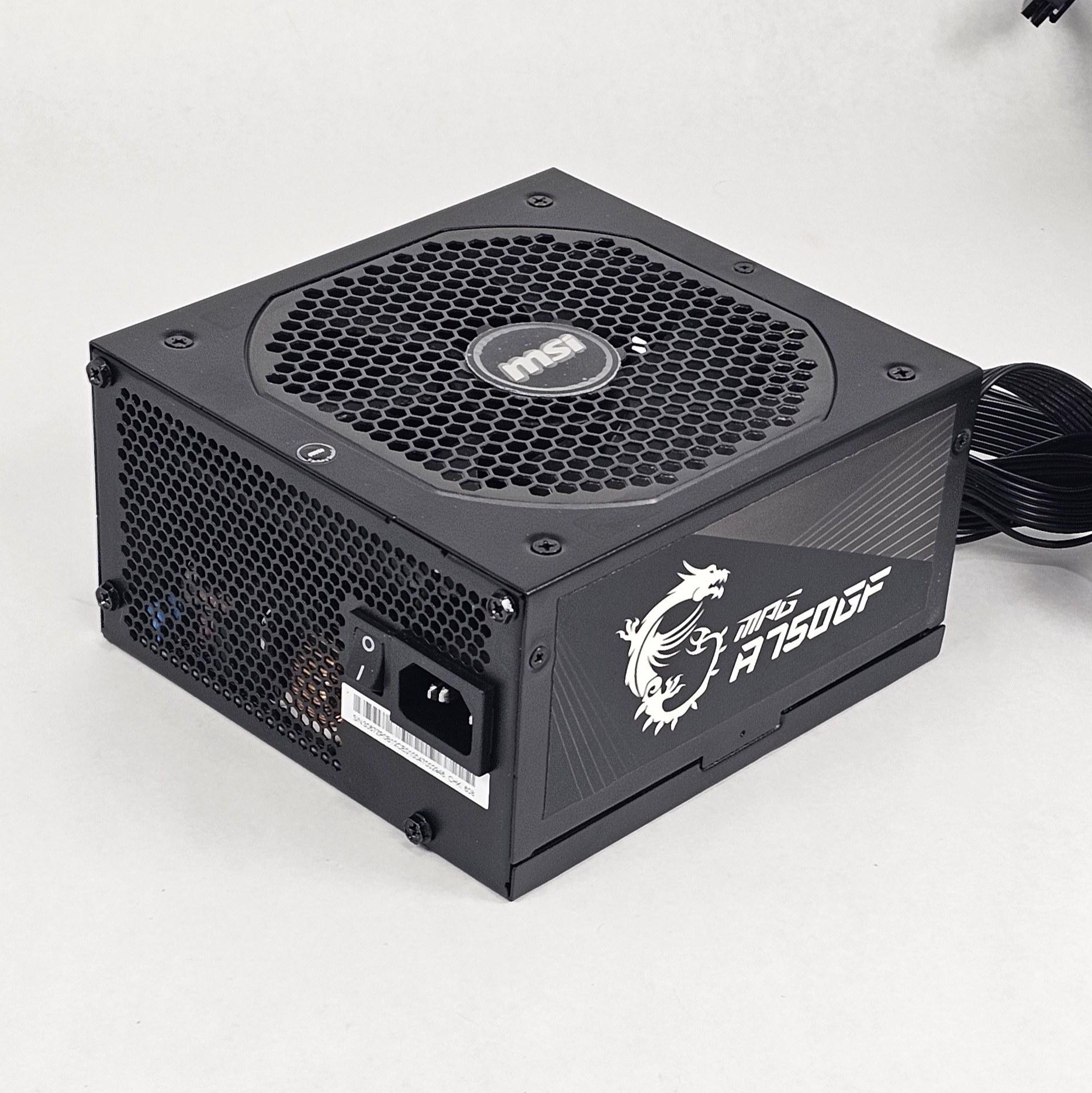 750 Watt PSU MSI MPG A750GF Power Supply