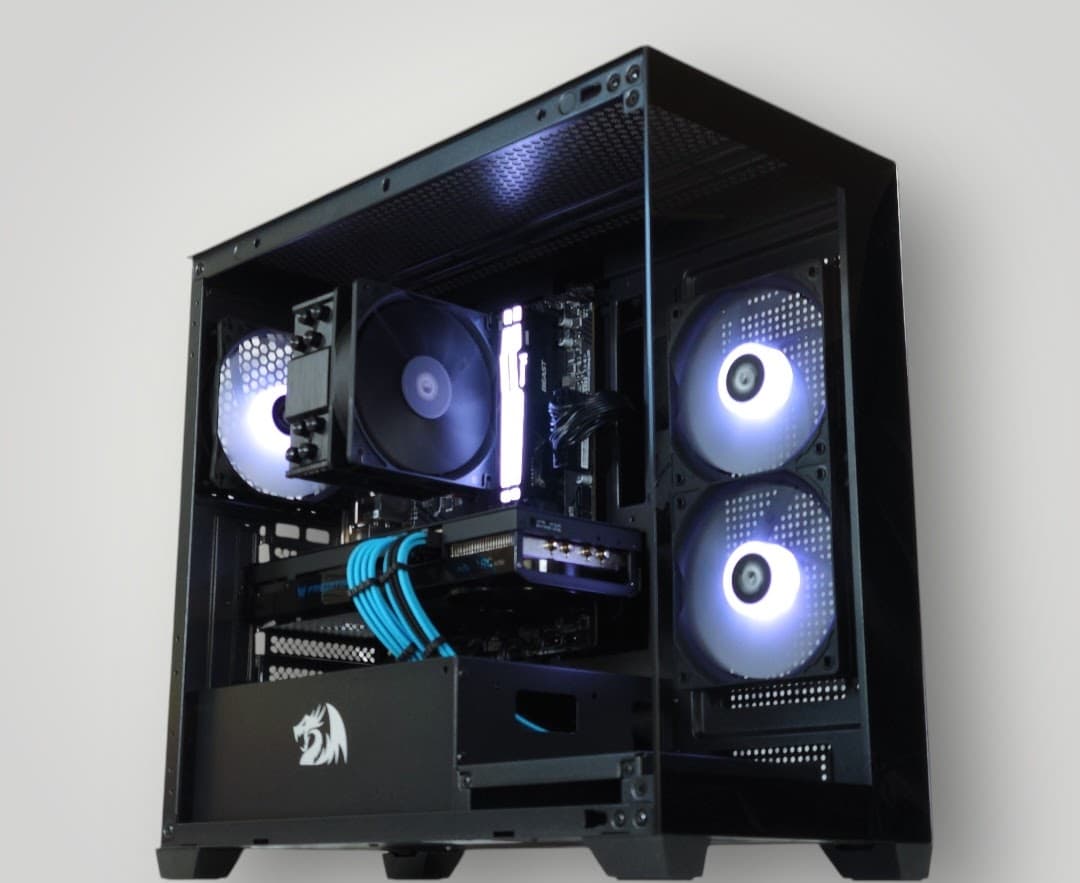 🖤🩵  Predator BiFrost Intel Arc A750 Gaming PC◼️ AMD Ryzen 5 3600 6 core◼️ 16GB DDR4◼️ 1TB NVME SSD