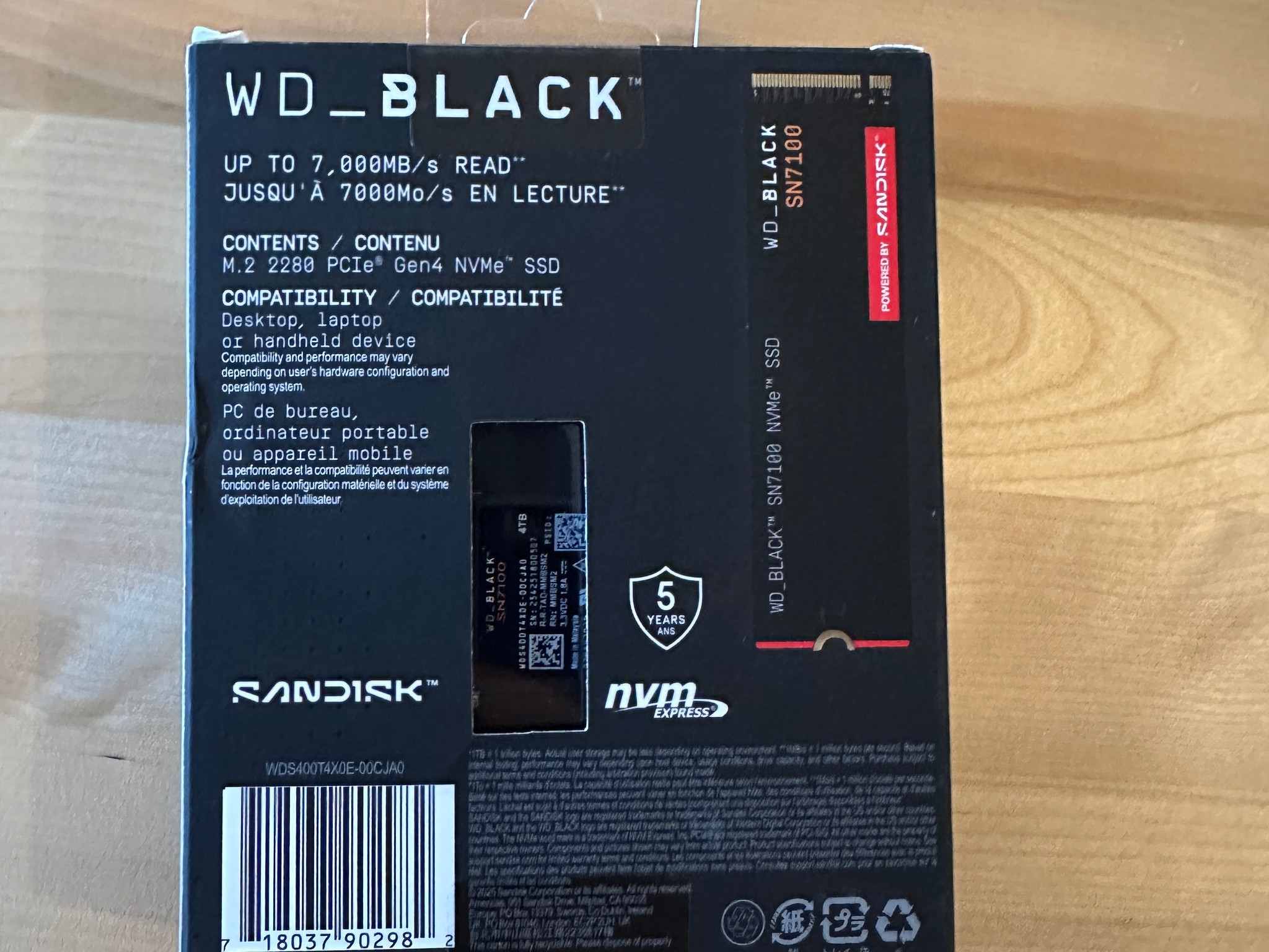 WD_BLACK SN7100 M.2 2280 4TB (SSD)