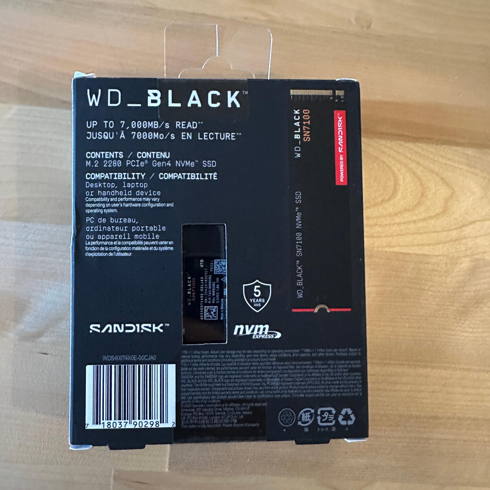 WD_BLACK SN7100 M.2 2280 4TB (SSD)