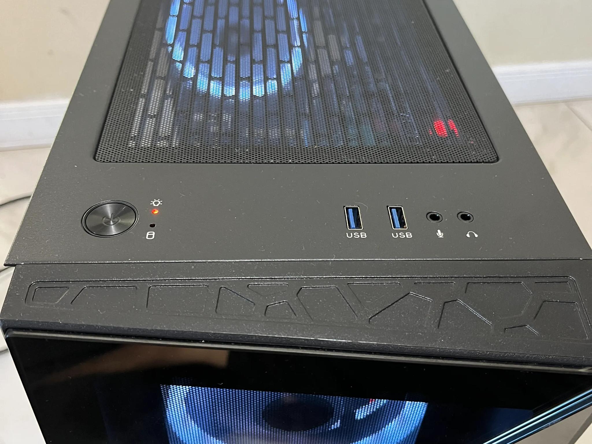 🟠🔥NVIDIA GTX 1080, Intel i5-9500T,16GB RAM, 1.2 TB Storage, High Performance Gaming PC w/ RGB Remote