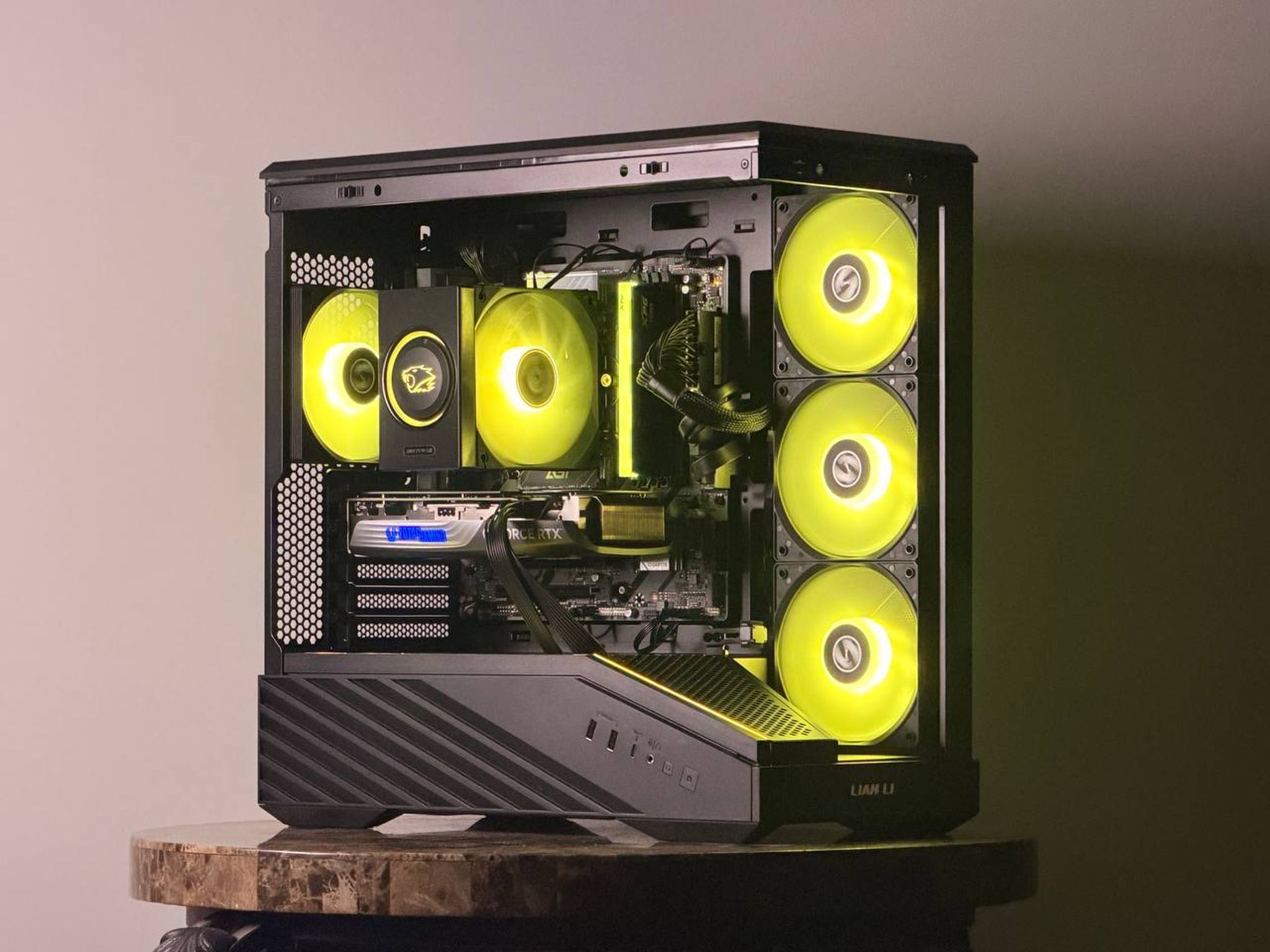 FREE SHIP 🖤🌈 Black RGB Gaming PC | RTX 4070 W/ WARRANTY | Core 5 225F | 1TB NVME SSD | 16 GB DDR5