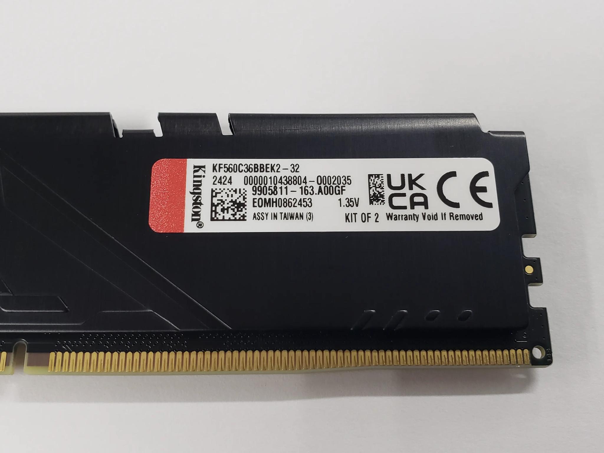 Kingston Fury 16GB DDR5 6000 MT/s CL36