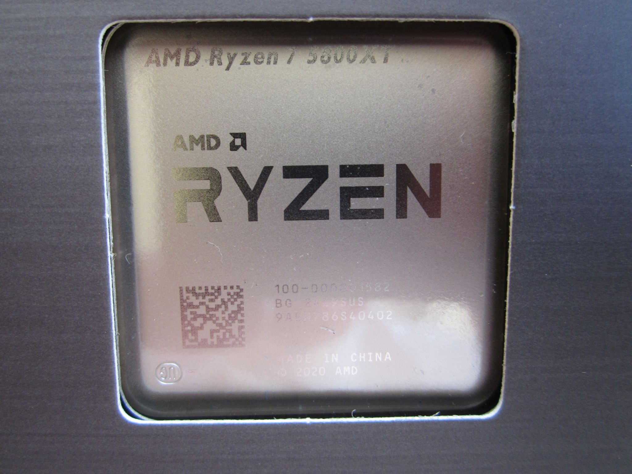 NEW! AMD Ryzen 7 5800XT 3.8/4.8 GHz AM4 CPU With Wraith Prism Cooler