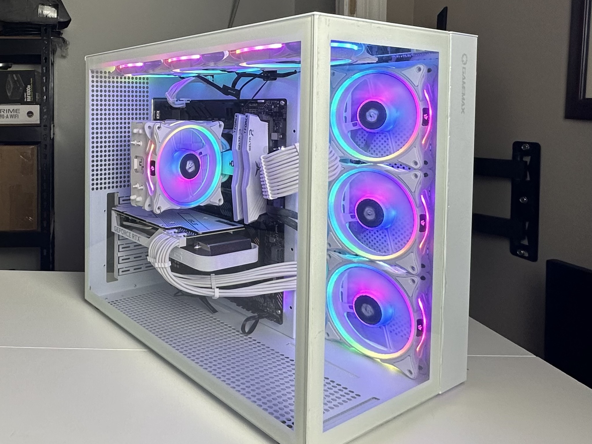 White Gaming PC (5600x3D + 3060 Ti GDDR6X)