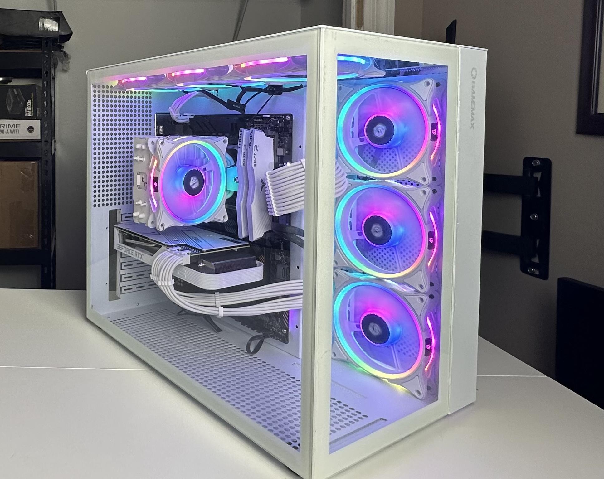 White Gaming PC (5600x3D + 3060 Ti GDDR6X)