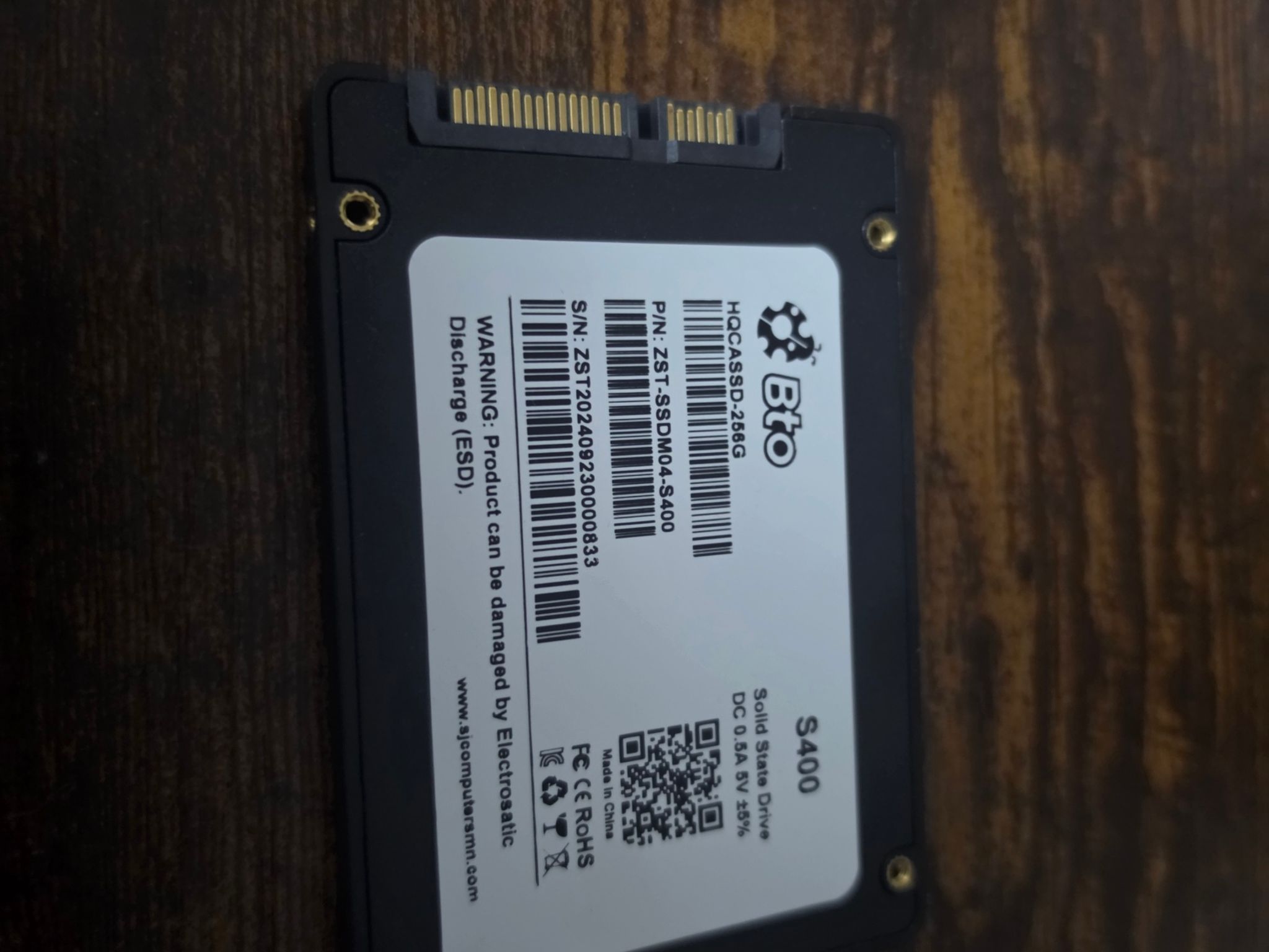 BTO 256 GB SSD
