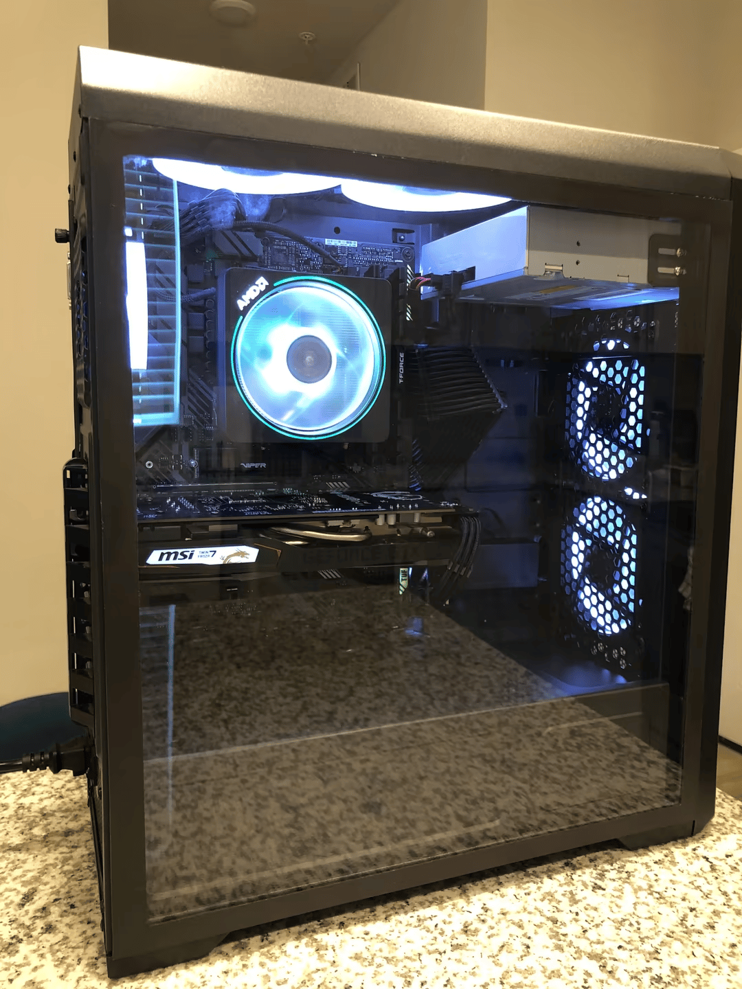 GTX 1650 Super/ Ryzen 5 2600x/ TUF B450 plus Custom PC