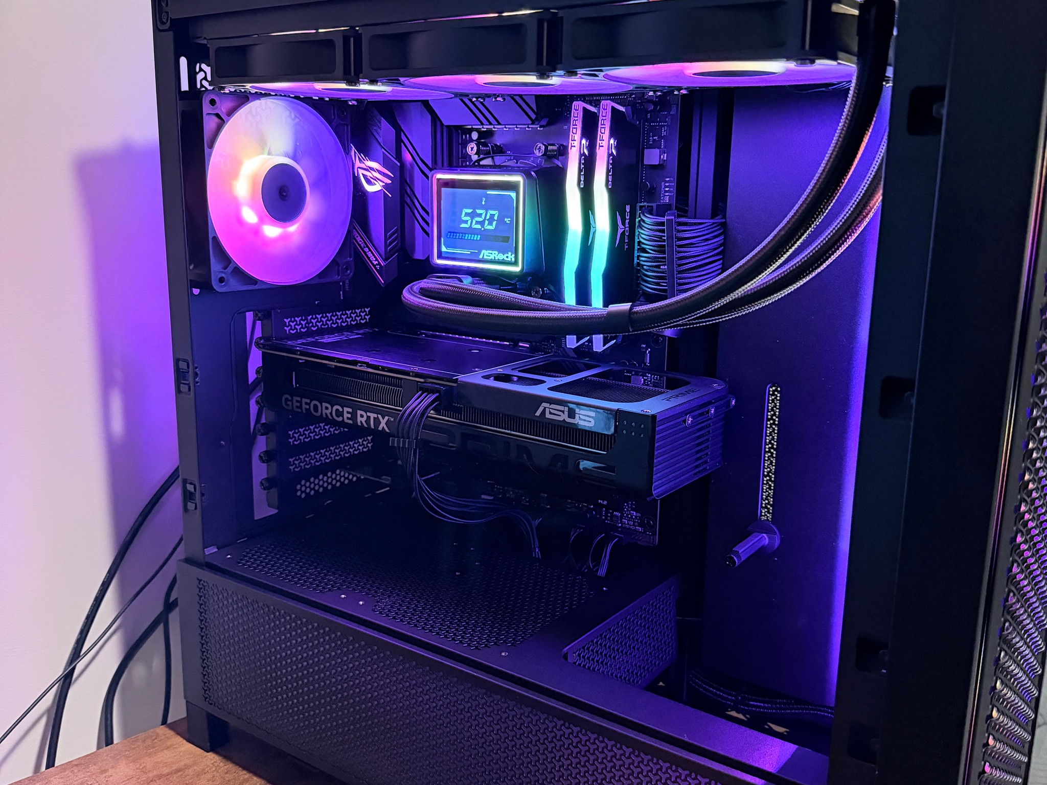 Custom Gaming PC - Ryzen 7 5800XT, 32GB T-Force Delta RGB, ASUS 5060 Ti, 850w PSU