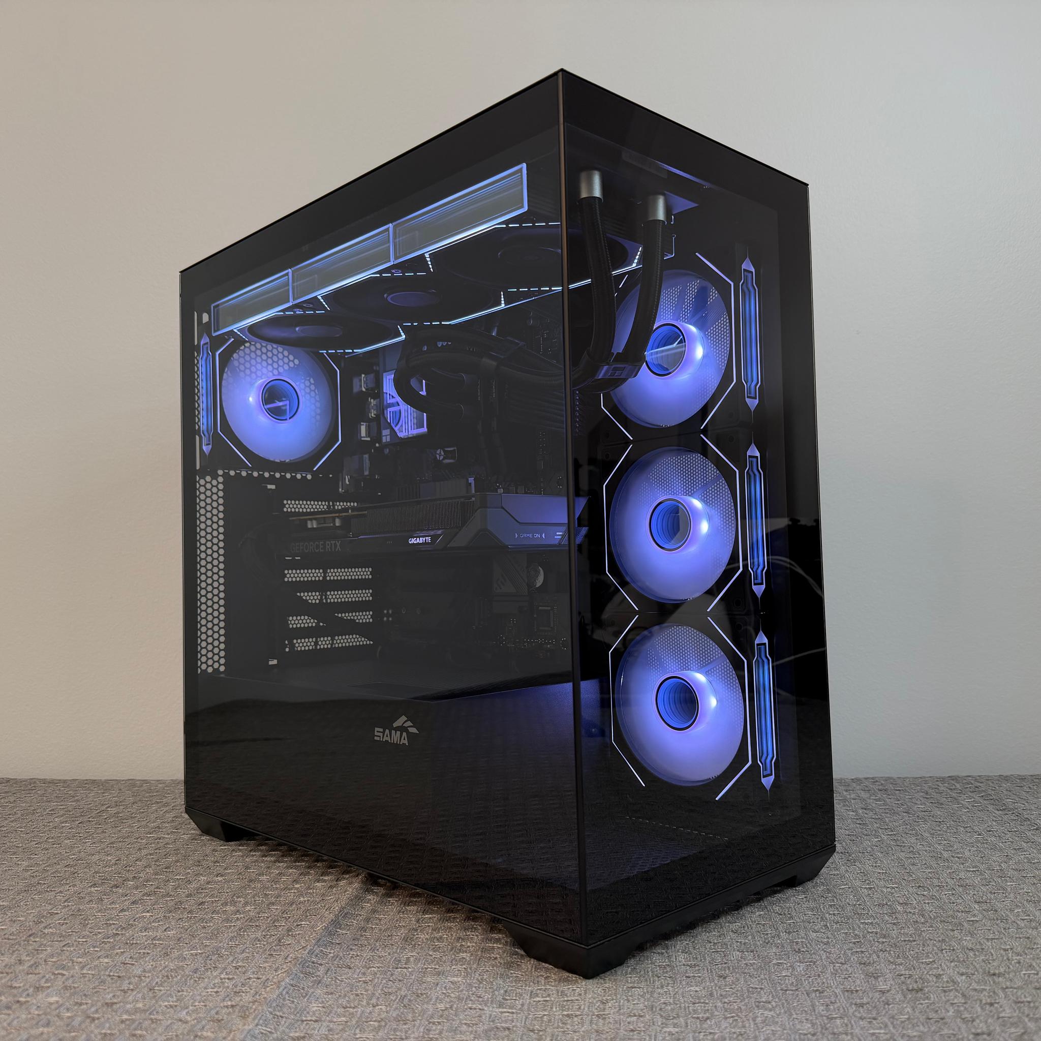RTX 5060 8GB OC • RYZEN 5 5600 • B550 WIFI • 16GB DDR4 • 512GB SSD • 360MM AIO NEW CUSTOM GAMING PC