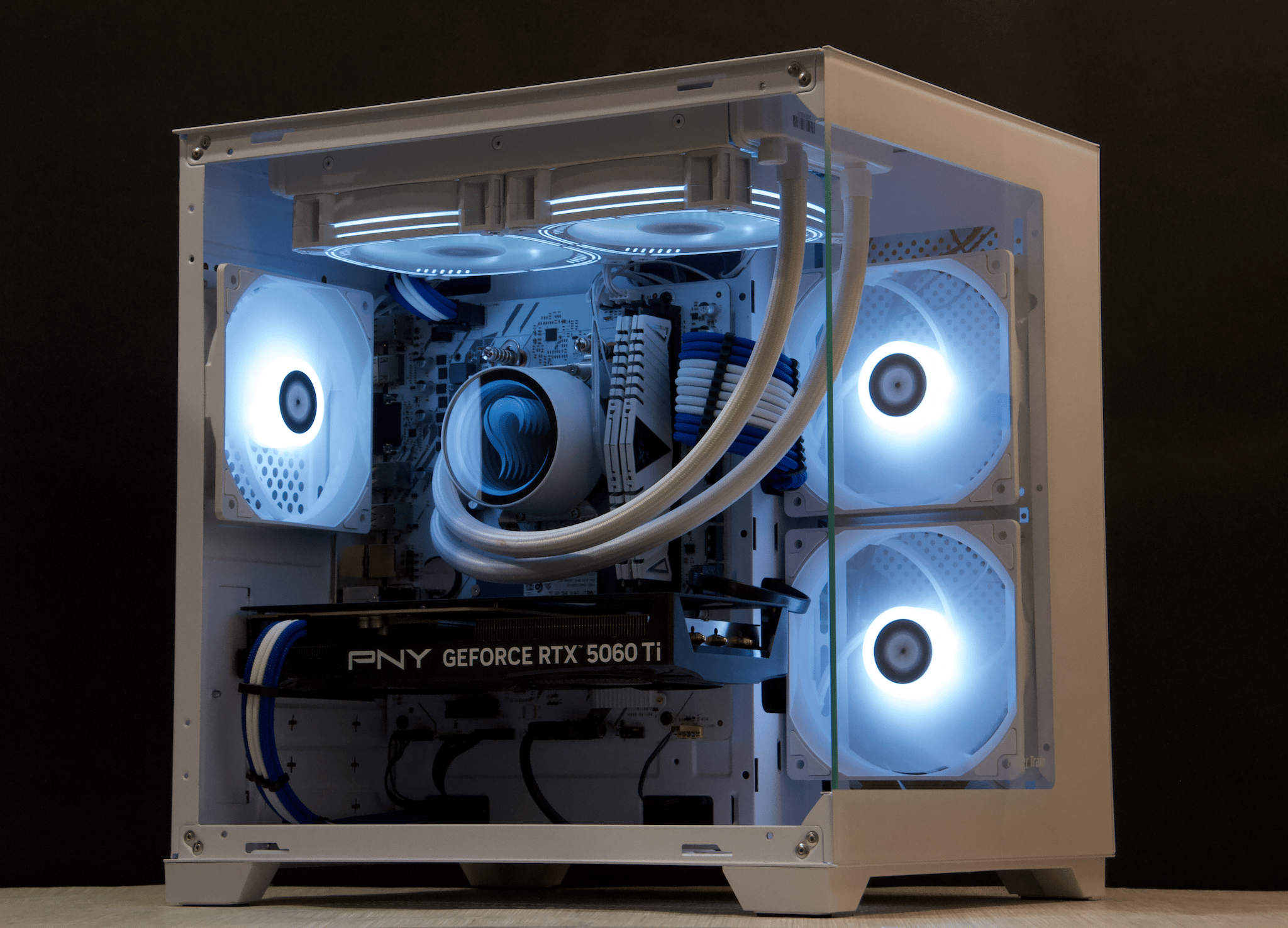 RTX 5060 Ti, Ryzen 7 3700X, 16GB DDR4, 2.5TB Storage, WiFi - Custom Gaming PC