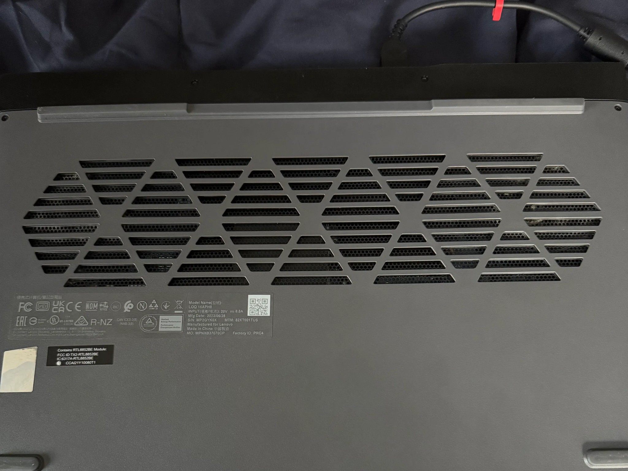 Lenovo LOQ (15" AMD) with RTX 4050