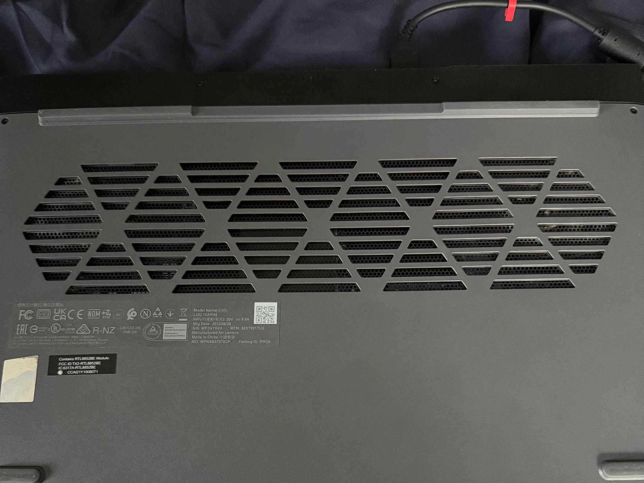 Lenovo LOQ (15" AMD) with RTX 4050