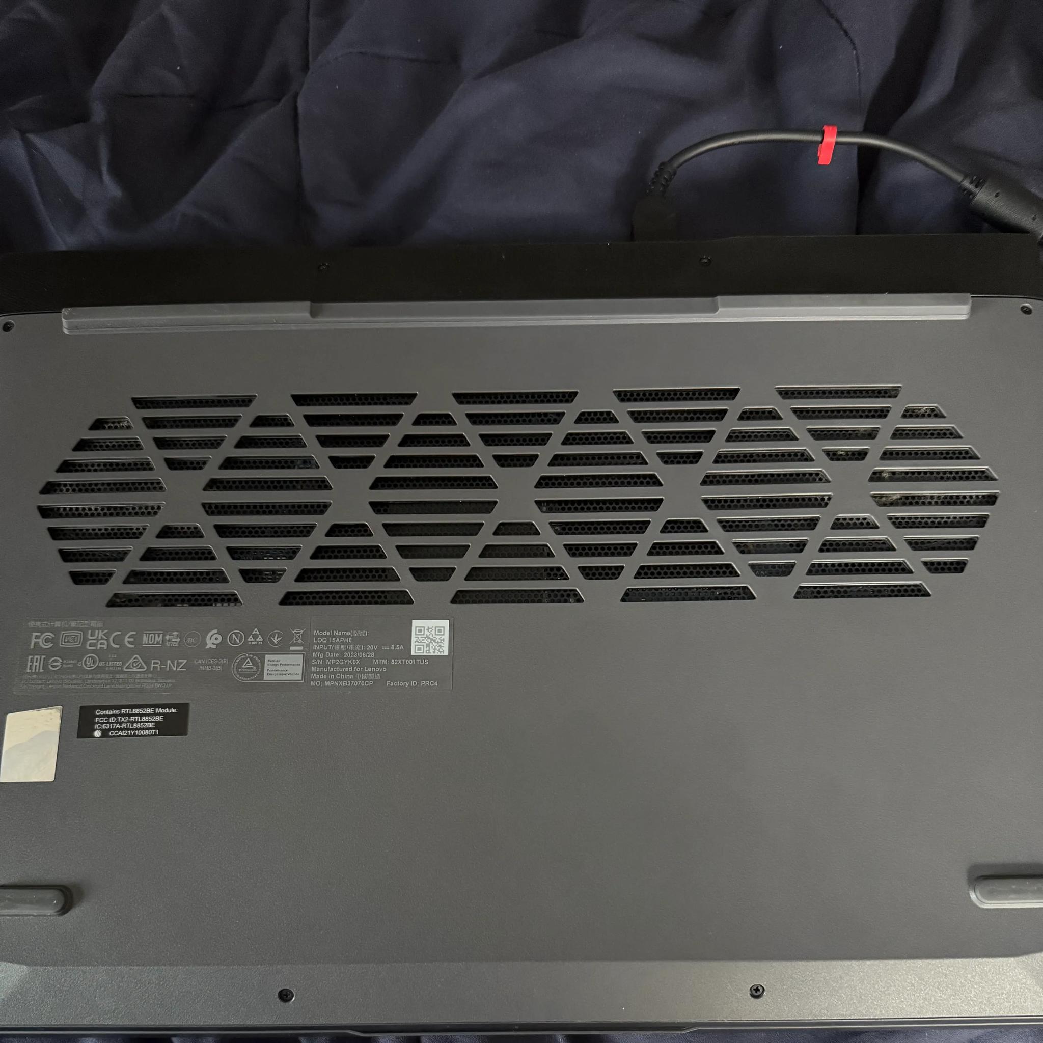 Lenovo LOQ (15" AMD) with RTX 4050