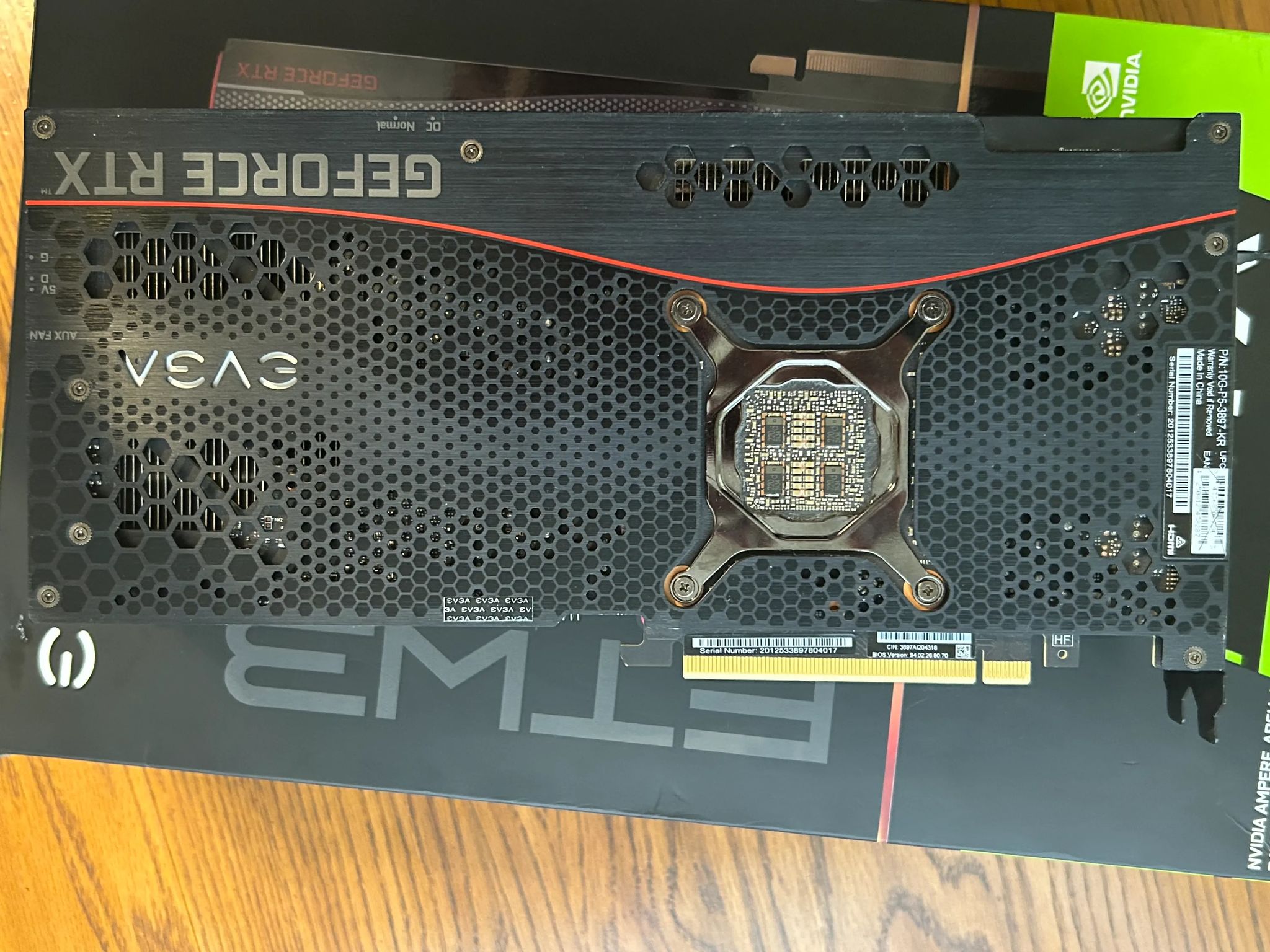 EVGA RTX 3080 FTW3 Ultra w/Original Box