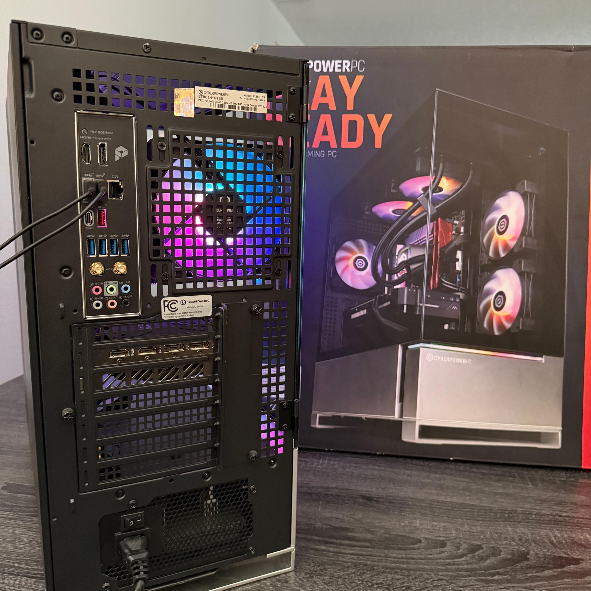 Cyberpower PC RTX 4060 Ti 8gb - Ryzen 7 8700F 4.1 GHz 16 gb DDR5 ram