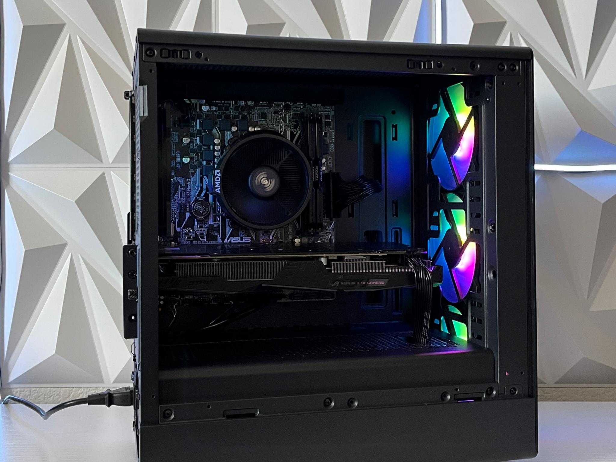 GTX 1060 6GB, Ryzen 5 2600, 16GB RAM | Black RGB Gaming Computer/PC