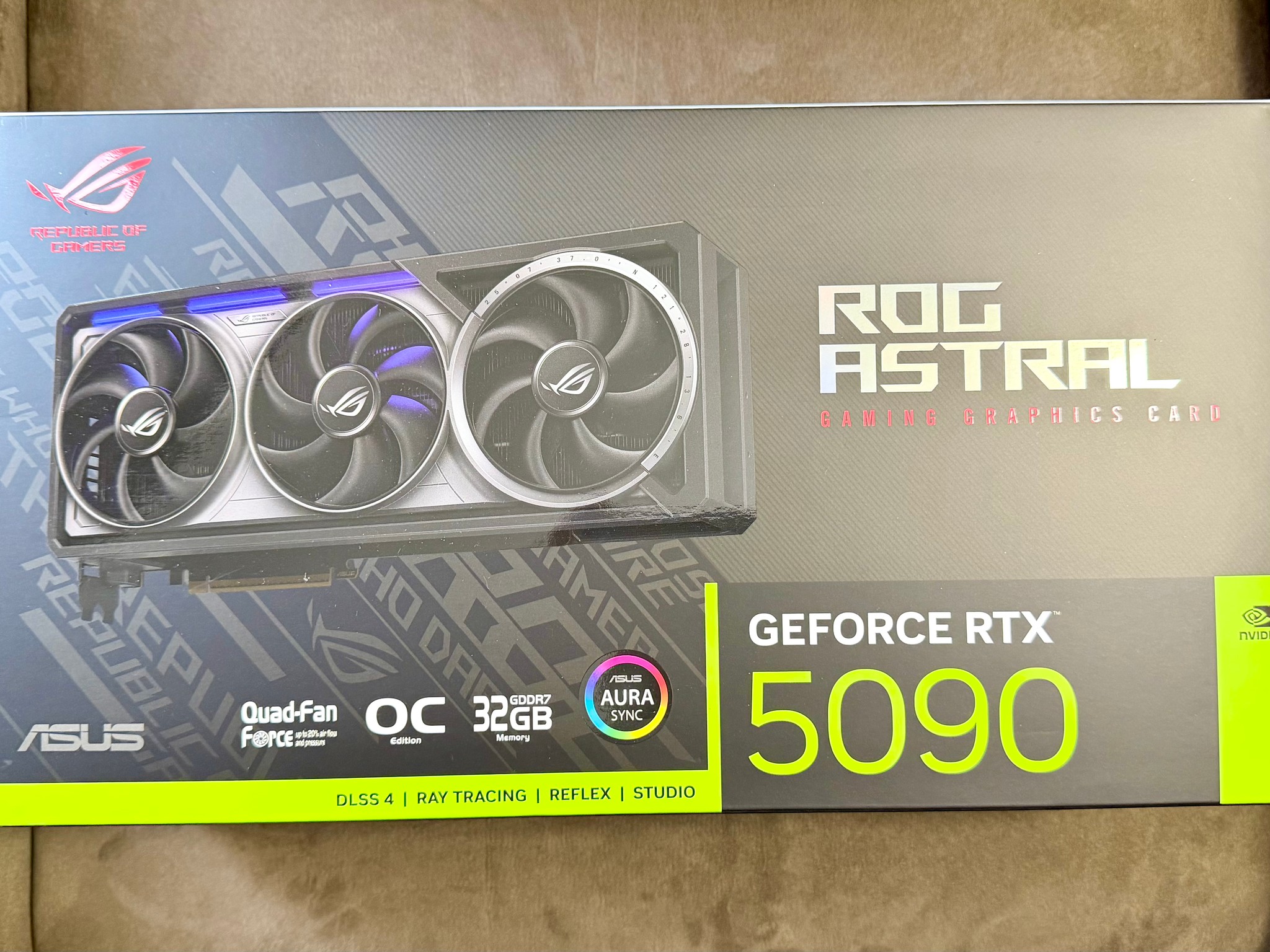 ASUS-ROG Astral NVIDIA GeForce RTX 5090 32GB GDDR7 PCI Express 5.0 Graphics Card