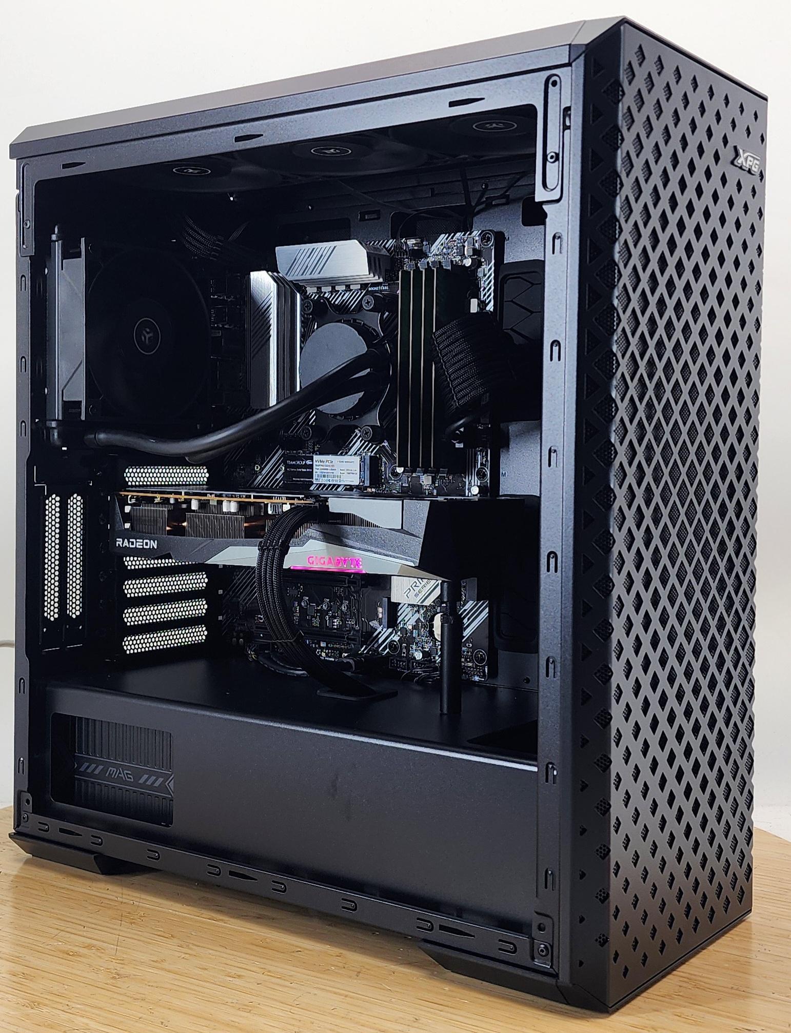 Gaming PC Ryzen 7 5700X 16GB RAM 512GB SSD RX 7600 8GB Windows 11 Computer