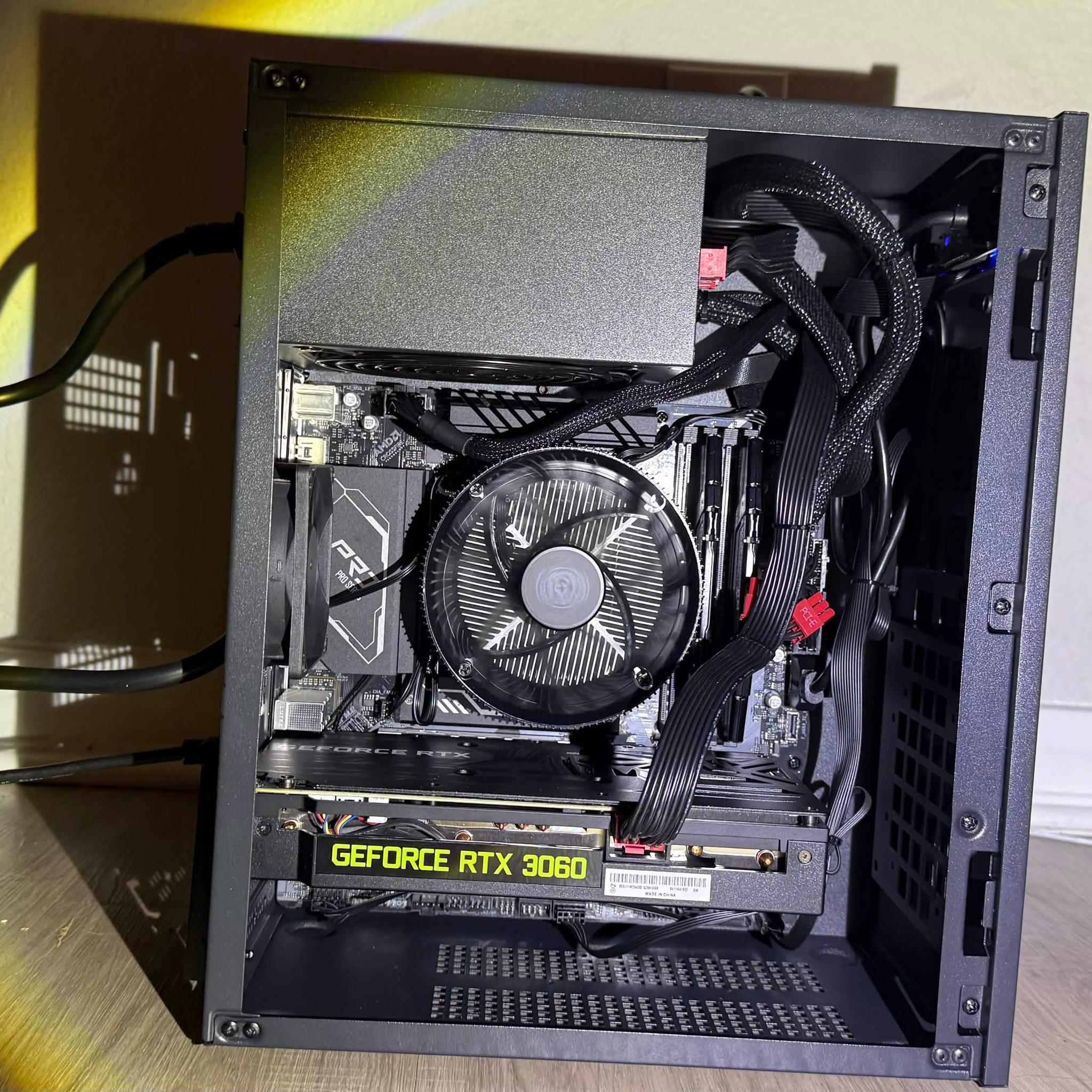 Mini Gaming PC | i5 12400F | 32GB DDR4 | RTX 3060 12GB | 512GB NVMe | Zalman CUBIX