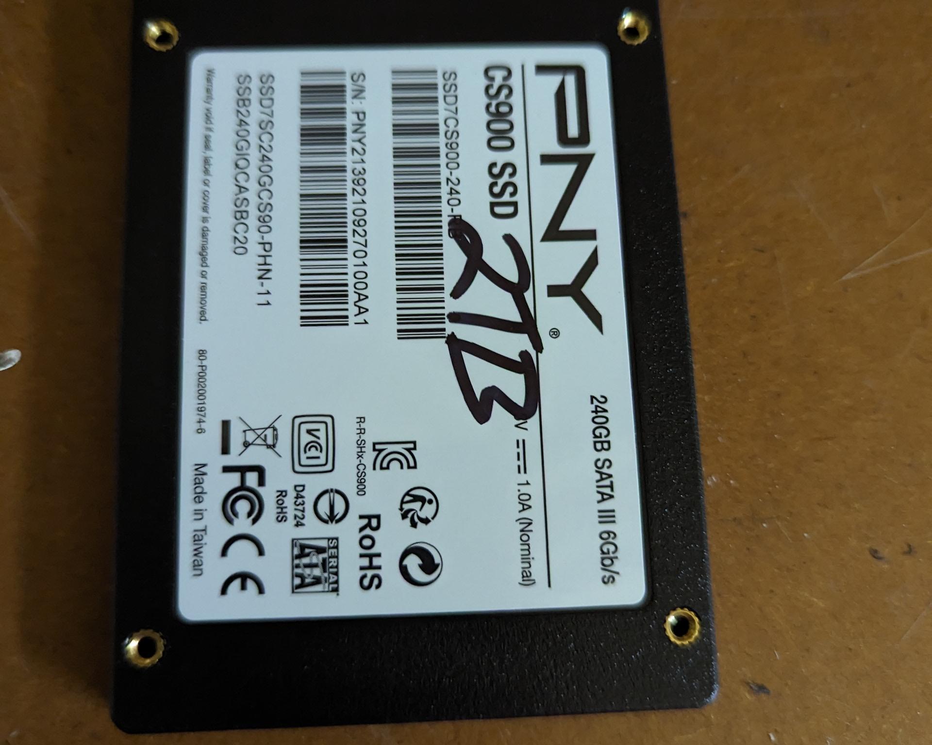 2 SSD's