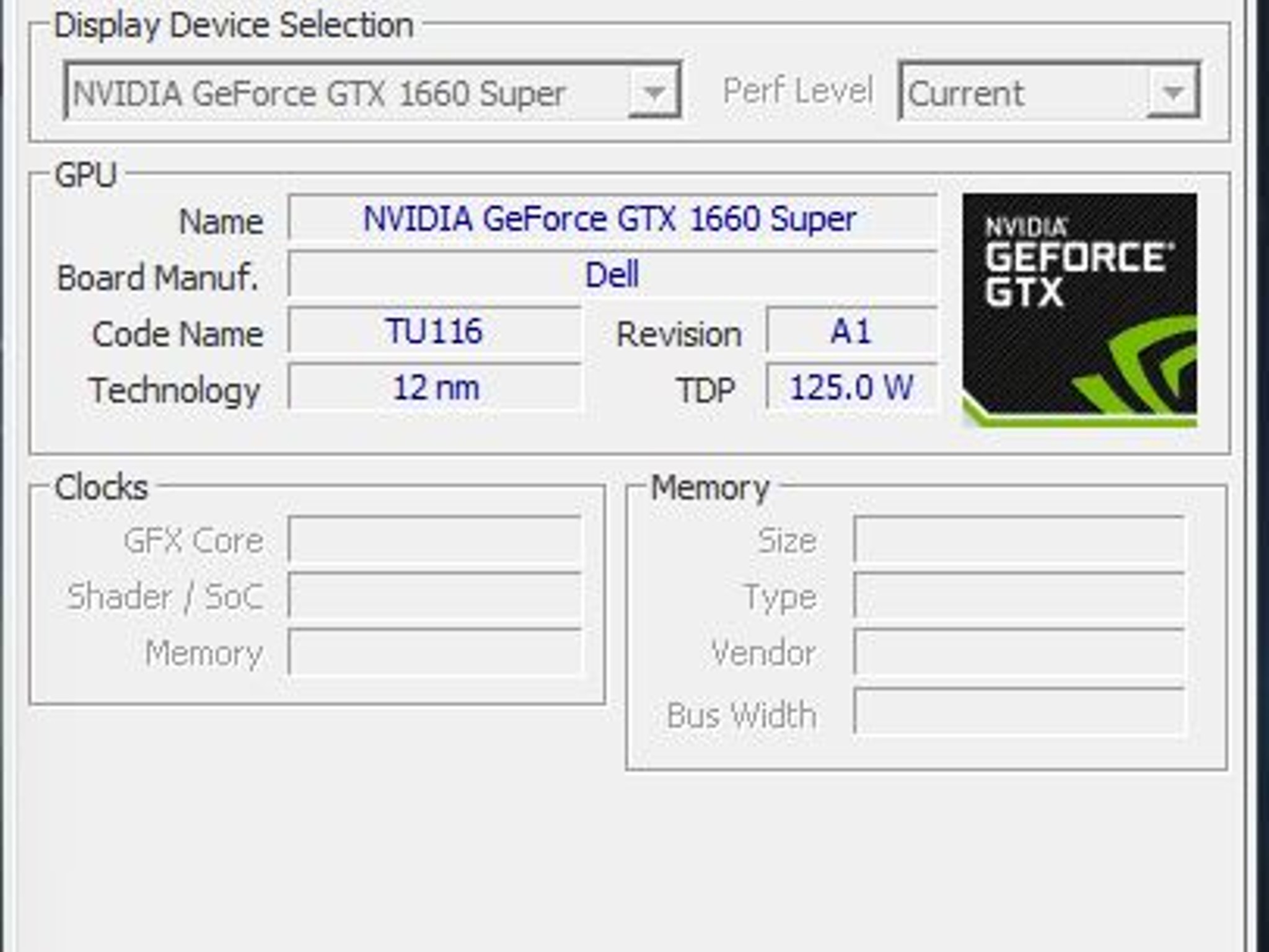 OEM NVIDIA GeForce GTX 1660 Super 6GB