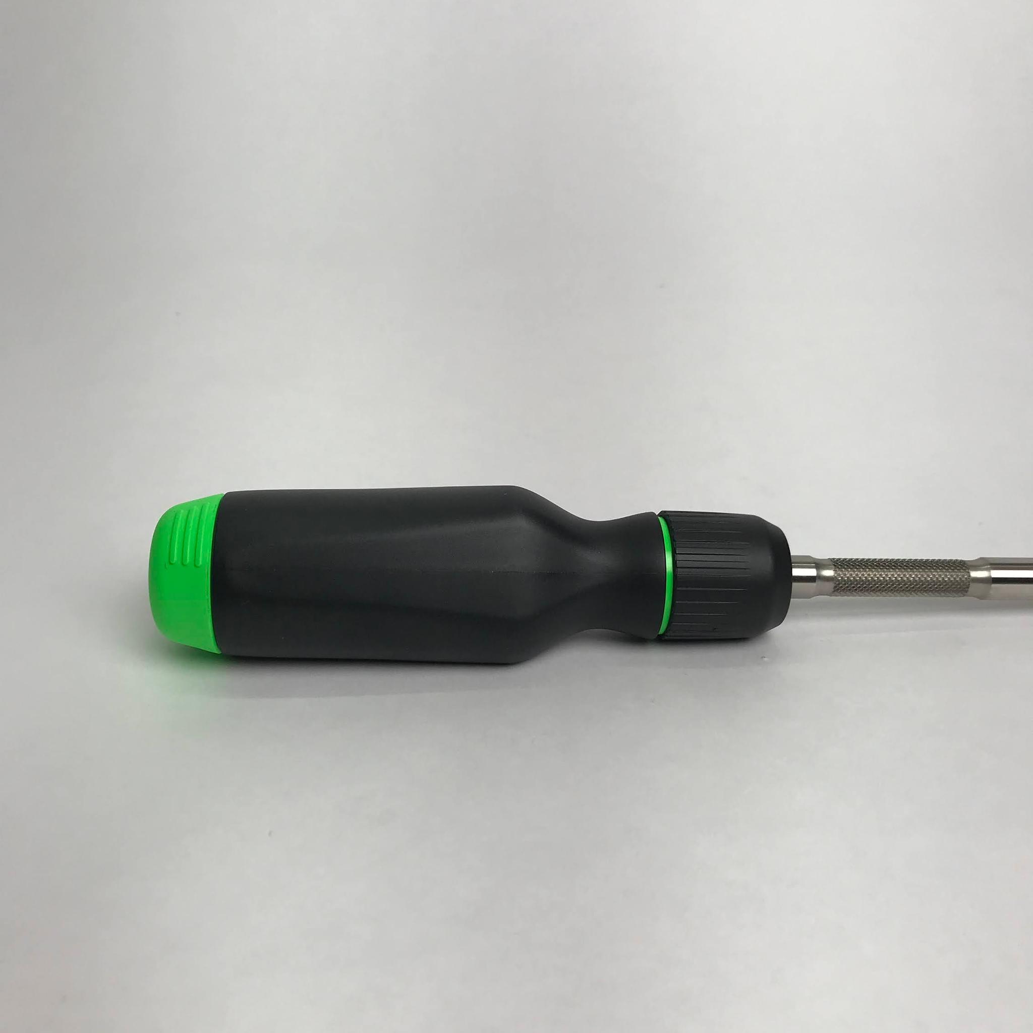 LTT Screwdriver With Bits - Black W/ Green Accents - No Box. Linus Tech Tips