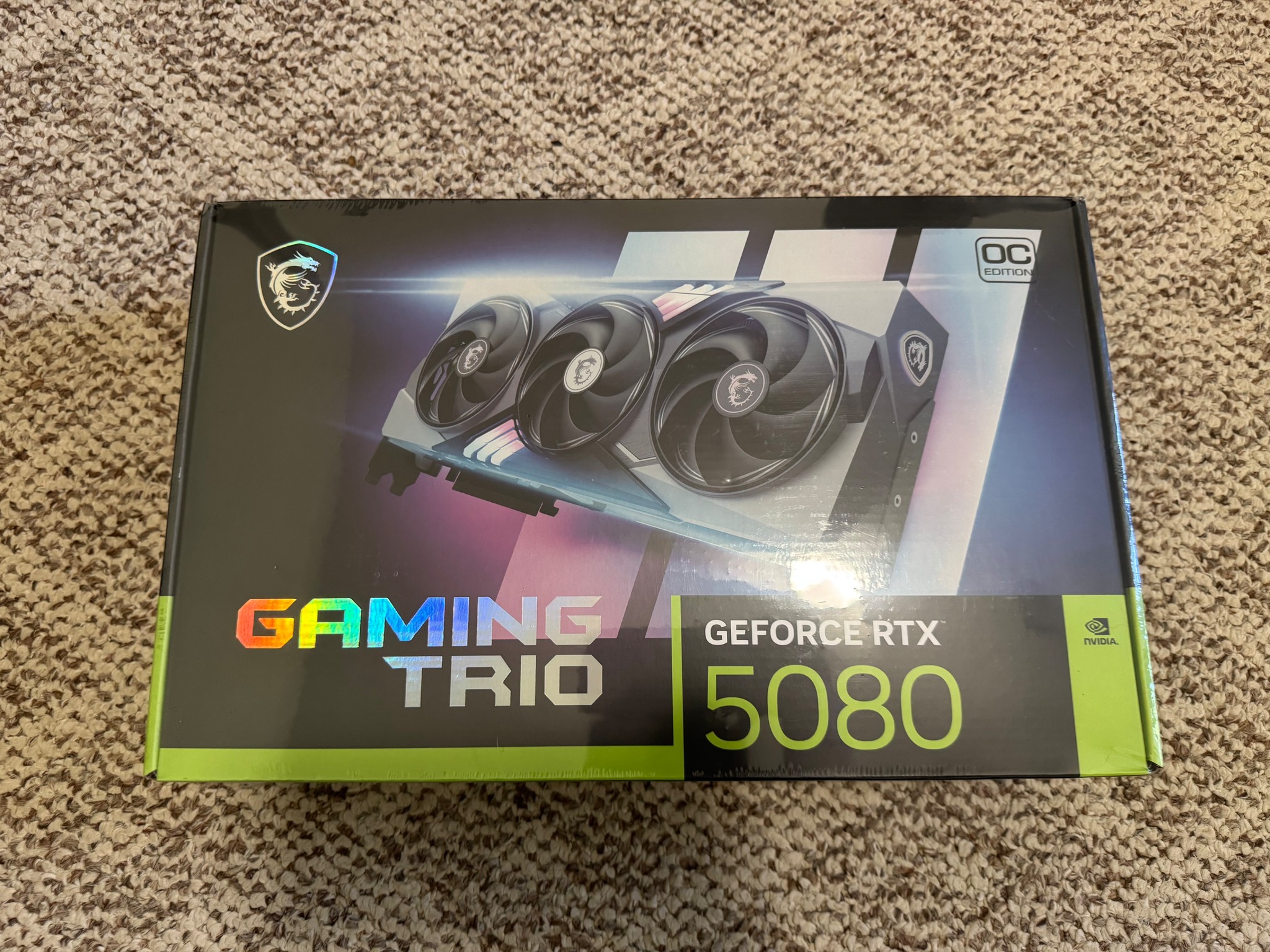 MSI Gaming RTX 5080 16G Gaming Trio OC Graphics Card