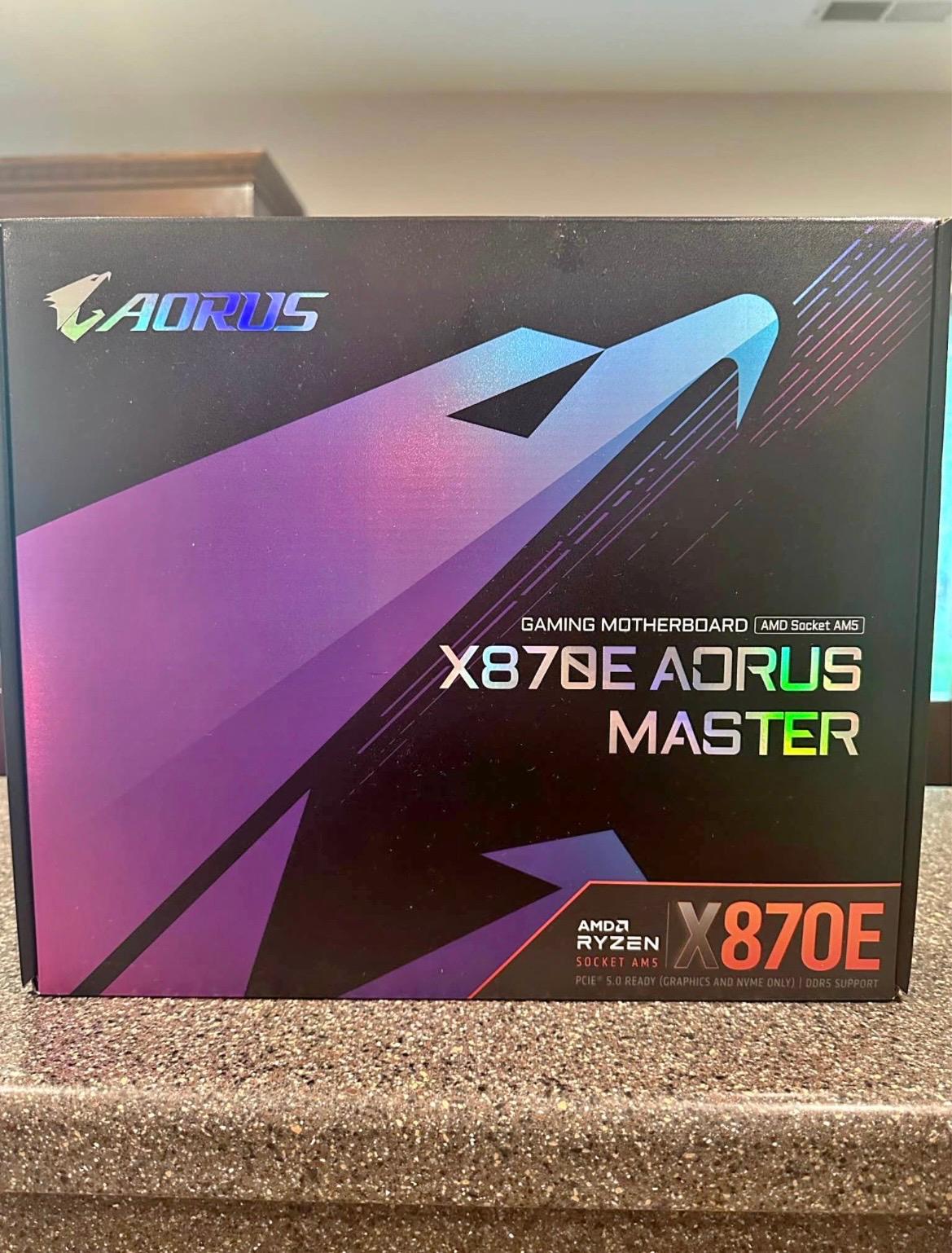 NEW Aorus X870E Master