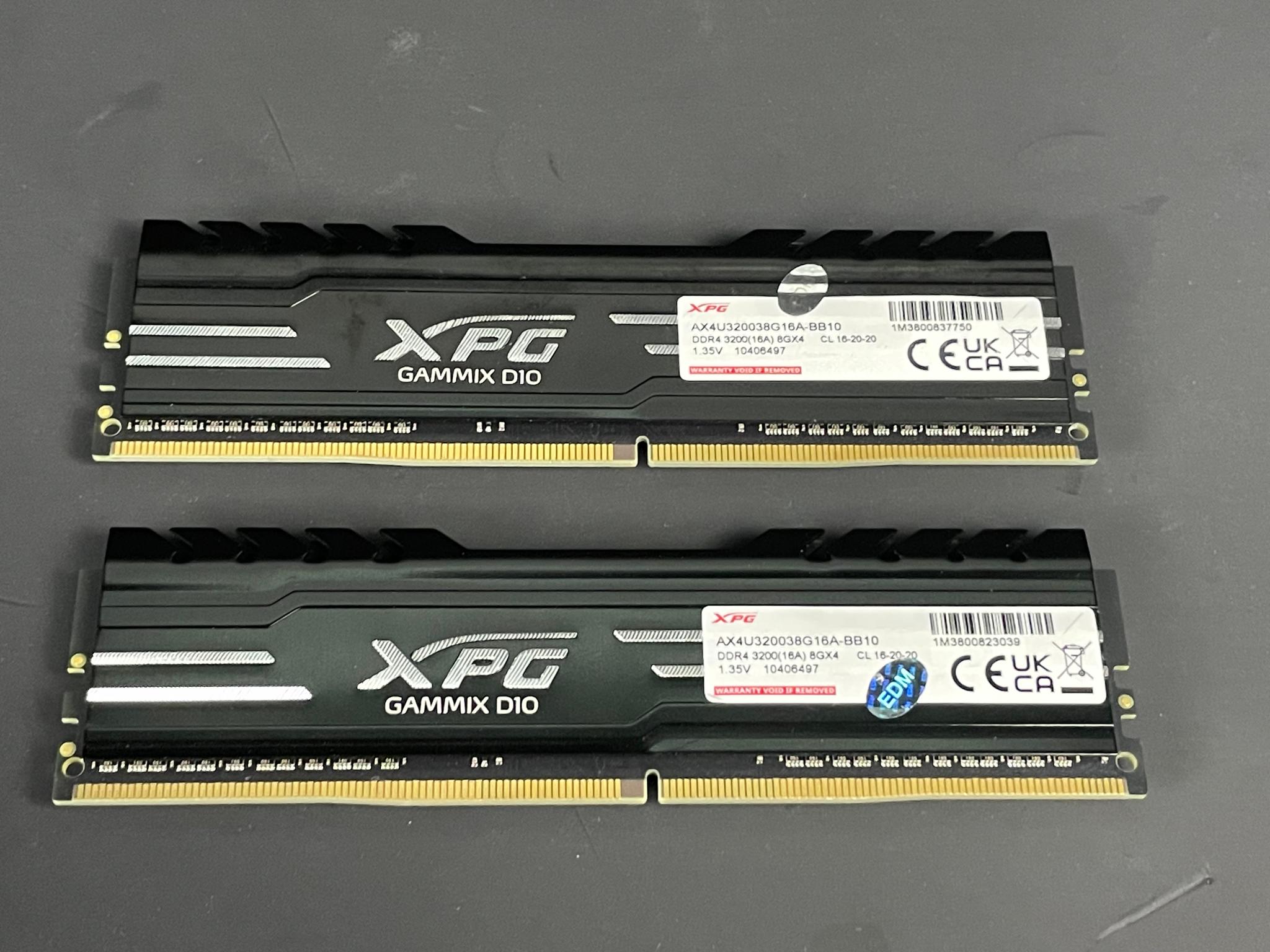 Adata XPG GAMMIX D10 16GB CL16 DDR4 2x8GB 3200MHZ RAM Kit | Free Shipping
