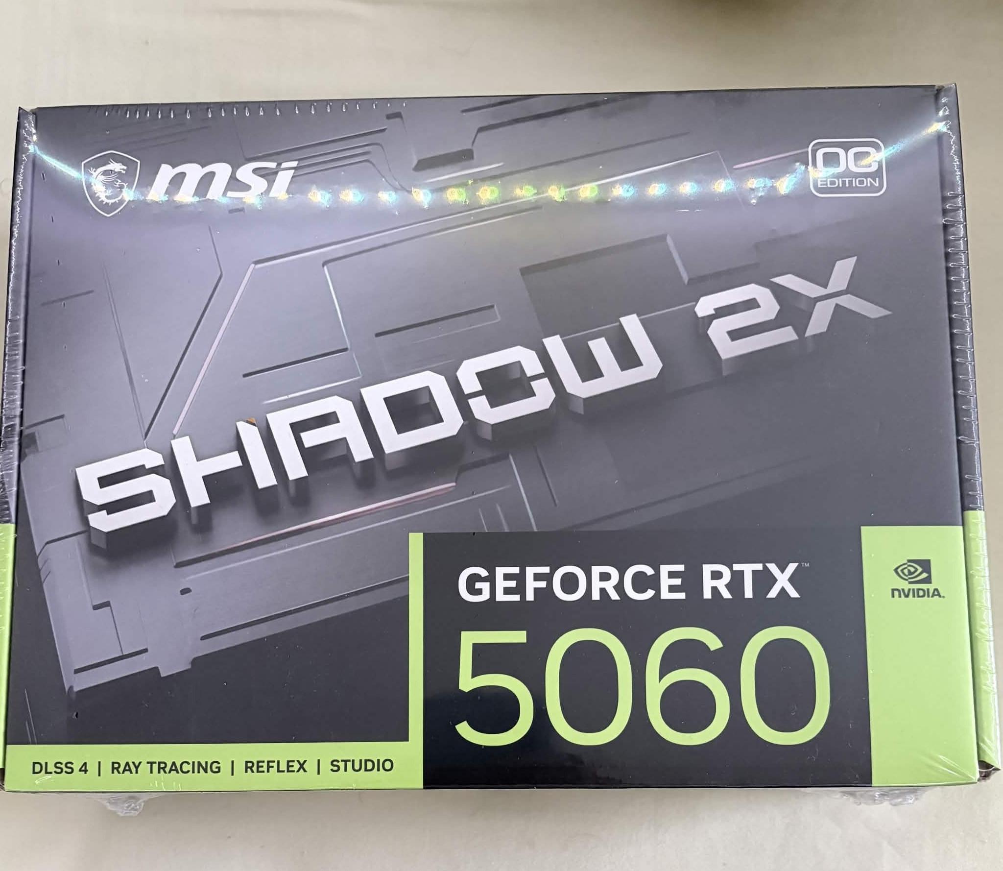 MSI RTX 5060 SHADOW 2X OC Sealed New