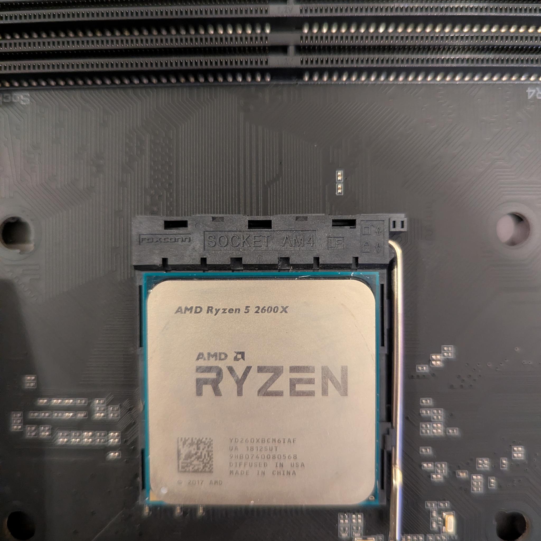 Gigabyte B450 Aorus Pro Wifi with Ryzen 2600x CPU
