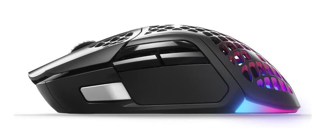 BNIB Aerox 5 Wireless SteelSeries Holey RGB Gaming Mouse (Black)