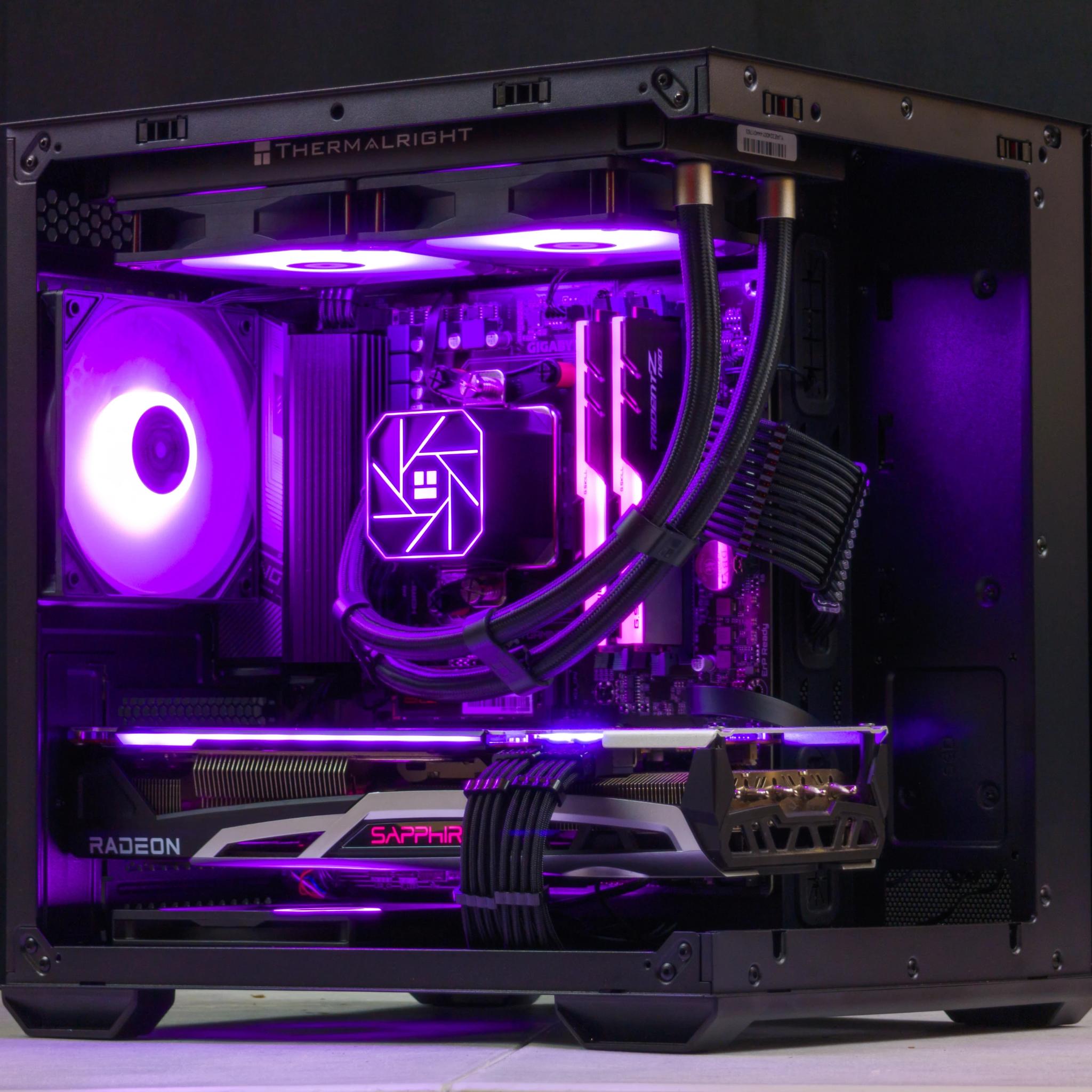 💜🖤 RX 6800 / Ryzen 7 5700X / 32GB Gaming PC 🖤💜