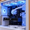 WHITE 1440P Gaming PC | RTX 4070 12GB | 7700 | 32GB DDR5 | Windows 11  WIFI | 1TB NVME