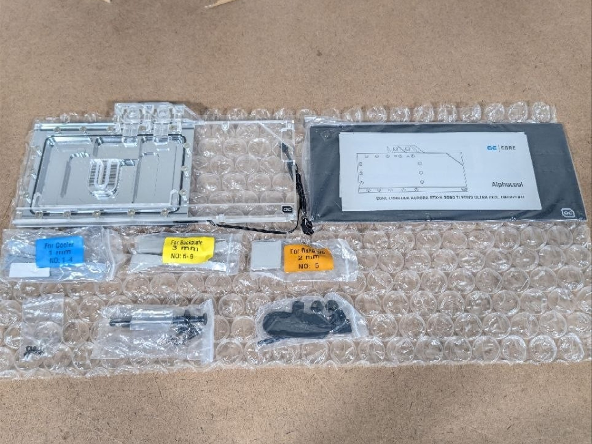 Alphacool Eisblock Aurora Acryl GPX-N RTX 3090 TI FTW3 Ultra with Backplate (130